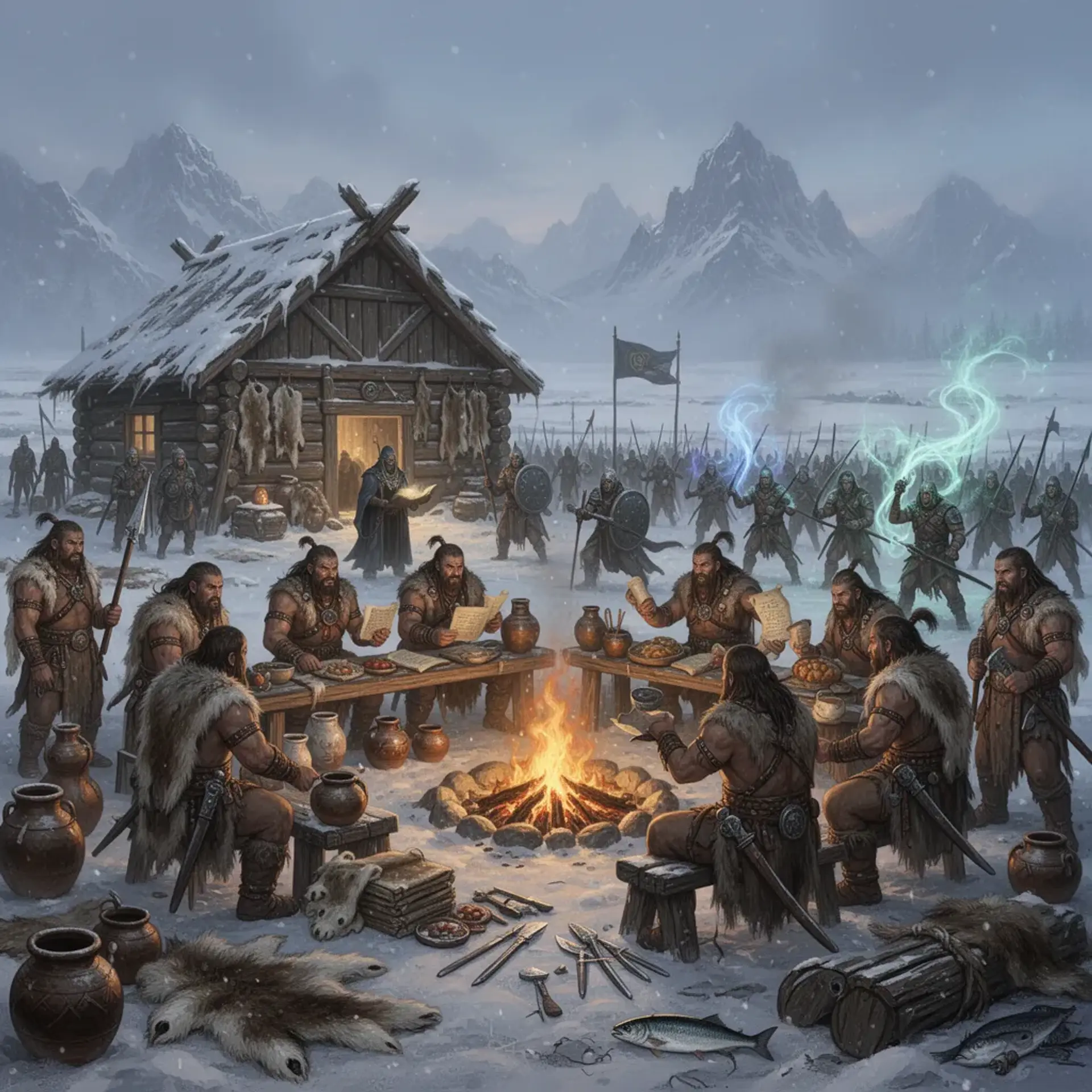 Camash - AI-generated fantasy Settlement