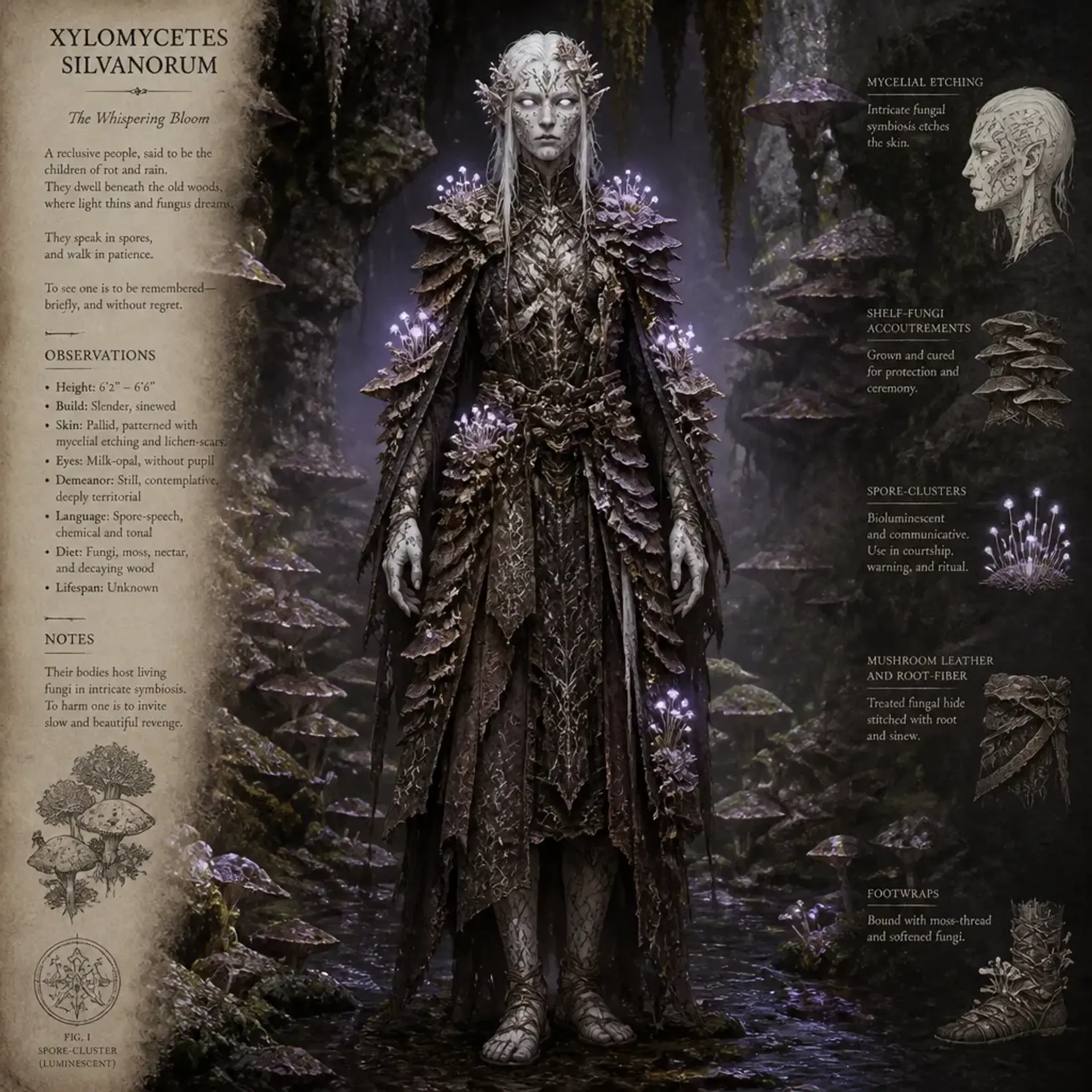 Moric Sylvan - AI-generated fantasy Species