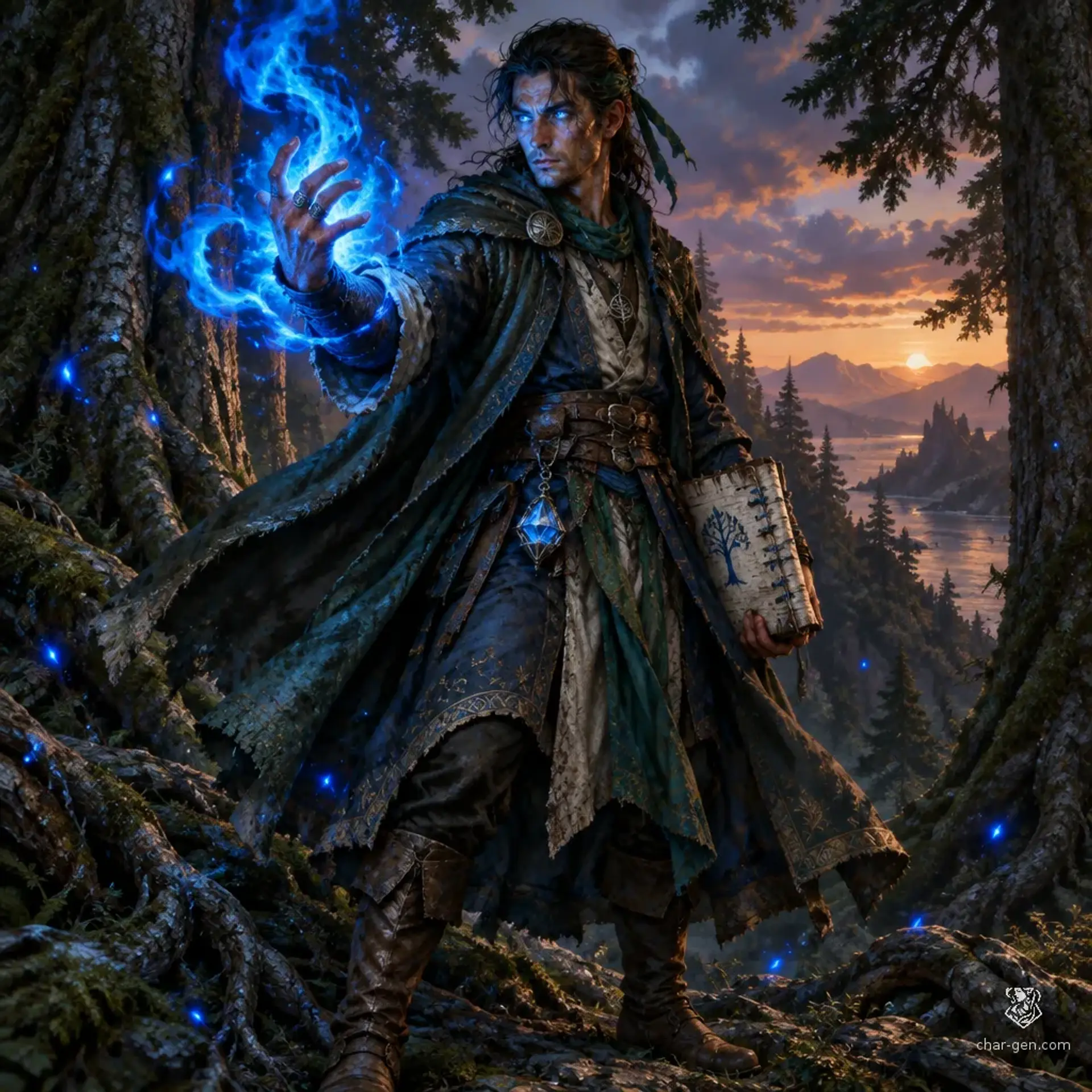 Sethri Wicken - AI-generated fantasy Character