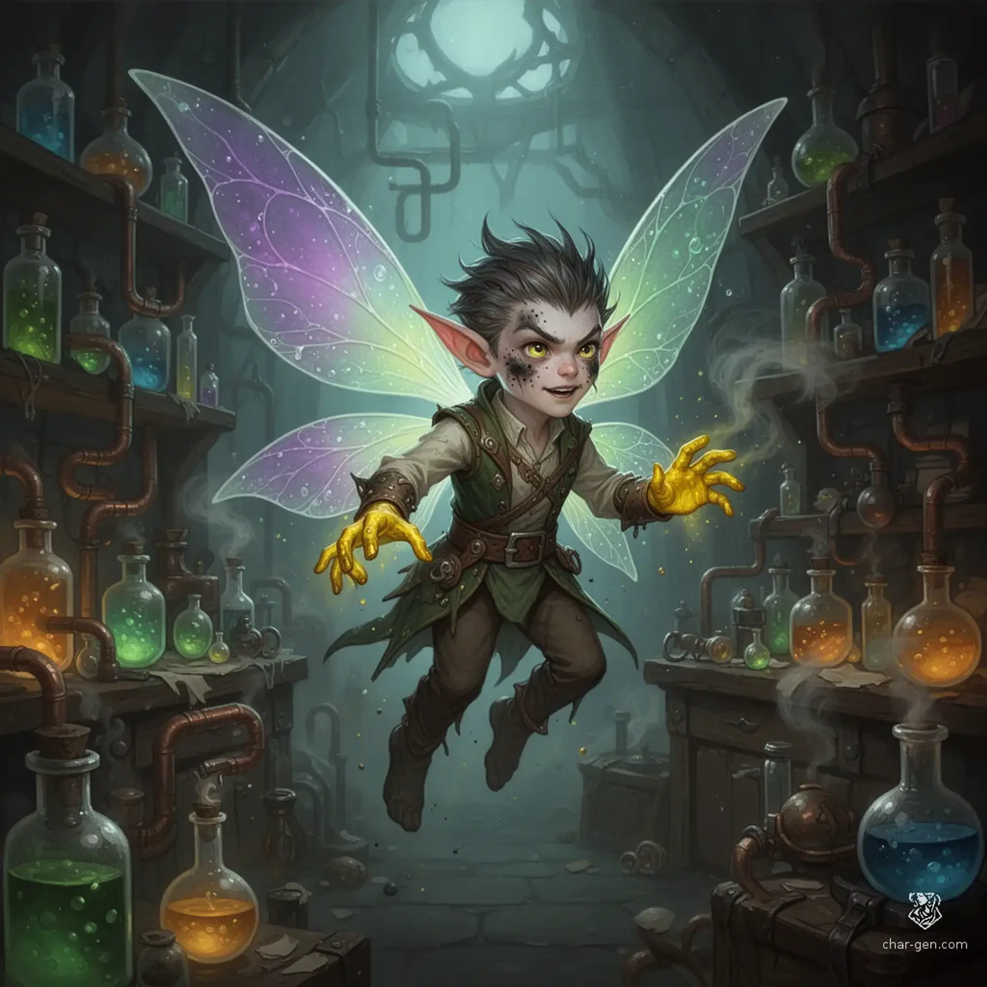 Zephyrus Thimblewick - AI-generated fantasy NPC