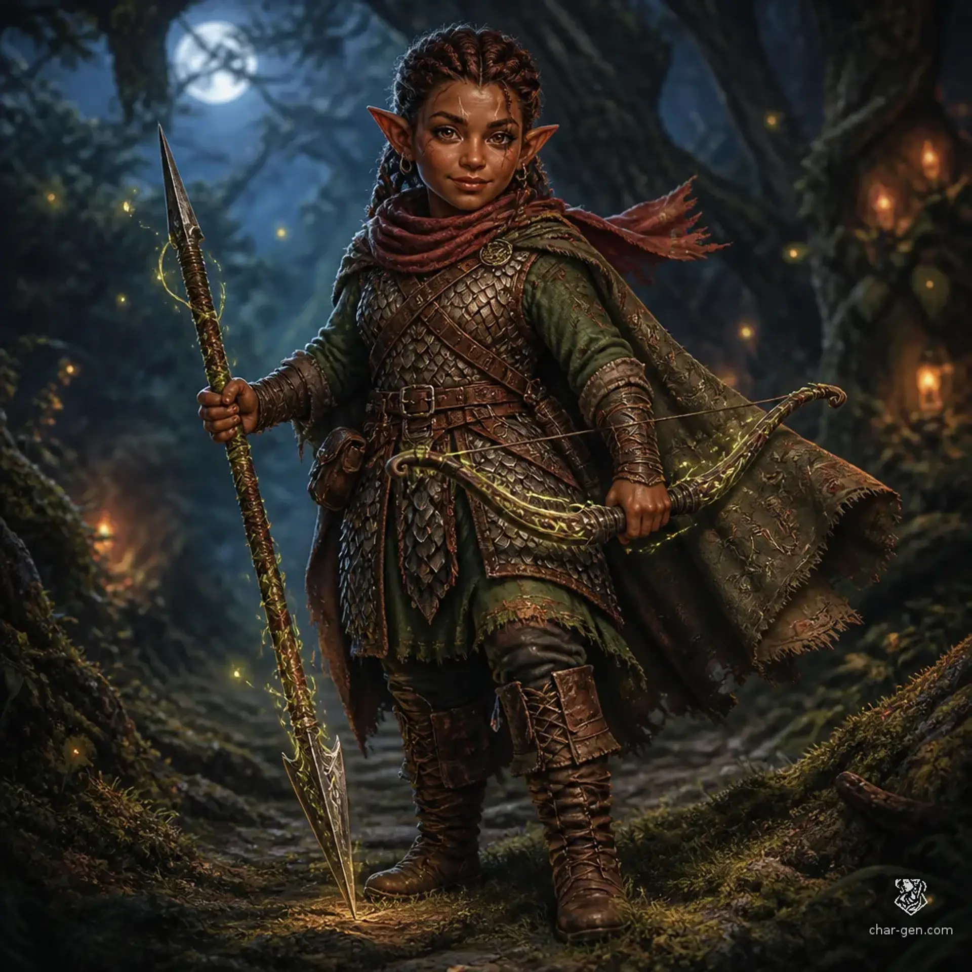 Brizkhan Tekk - AI-generated fantasy Character