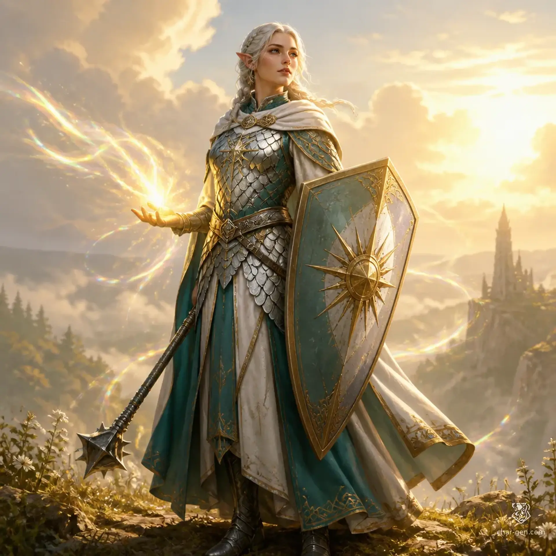 Elara Vesper - AI-generated fantasy Character
