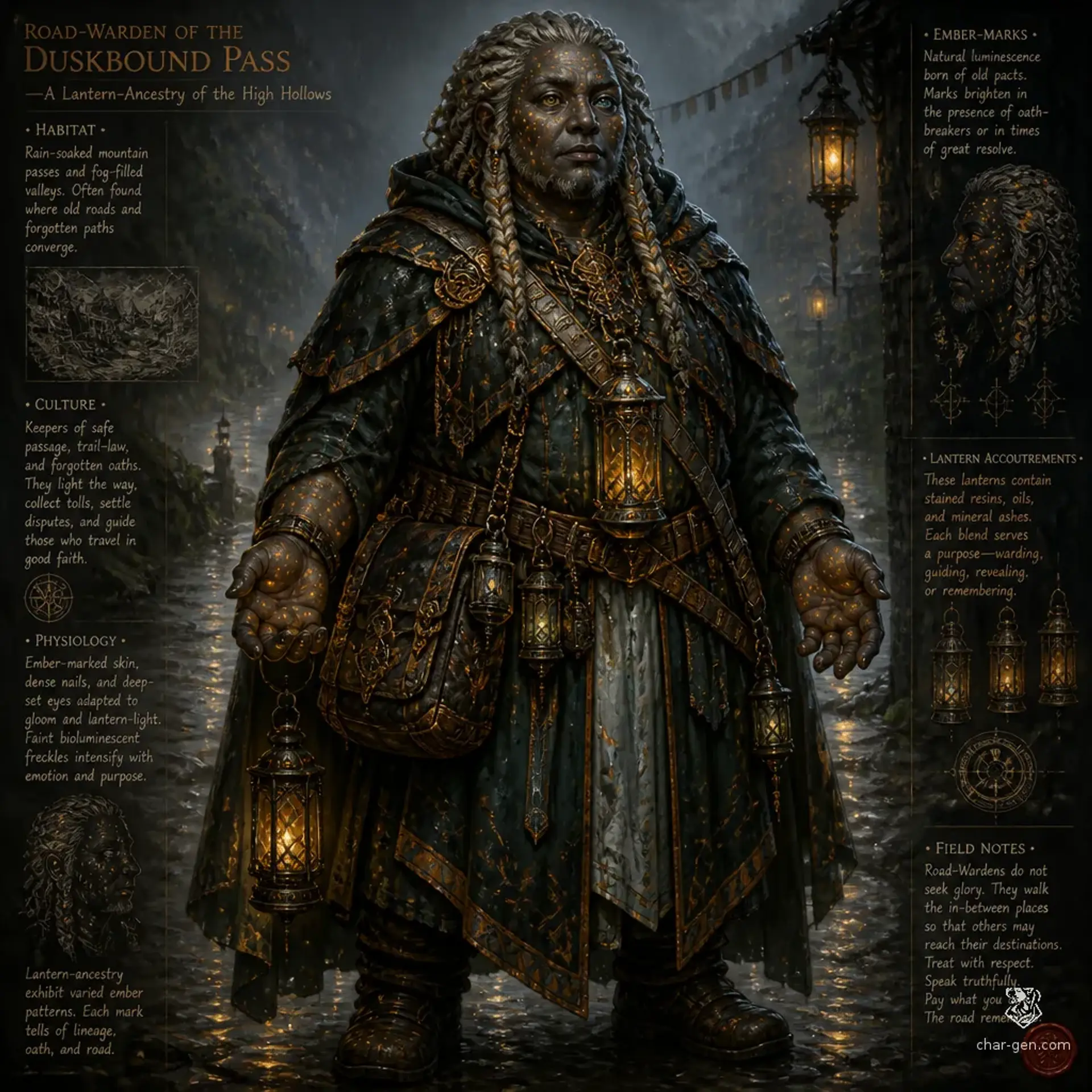 Lanternwights - AI-generated fantasy Species