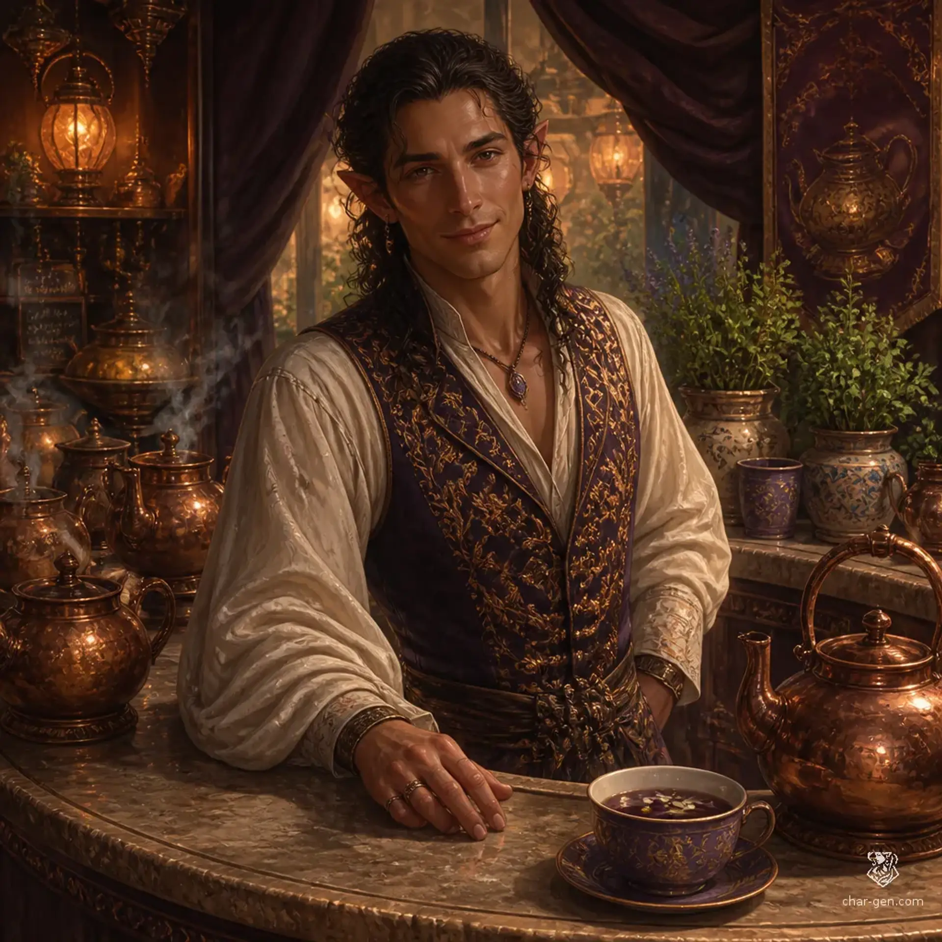 The Whisper Kettle - AI-generated fantasy Tavern
