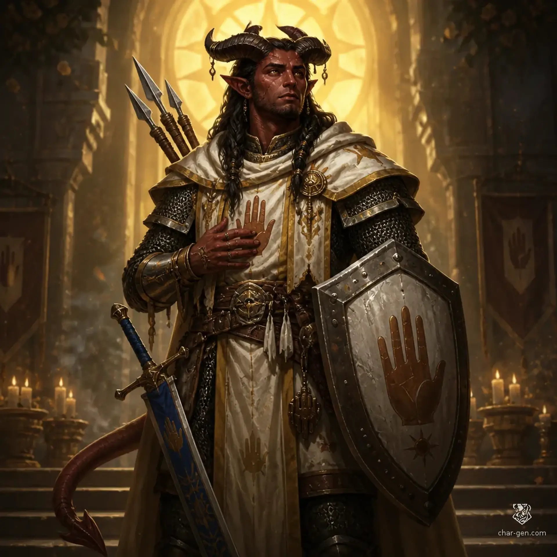 Evaristo Amaru - AI-generated fantasy Character