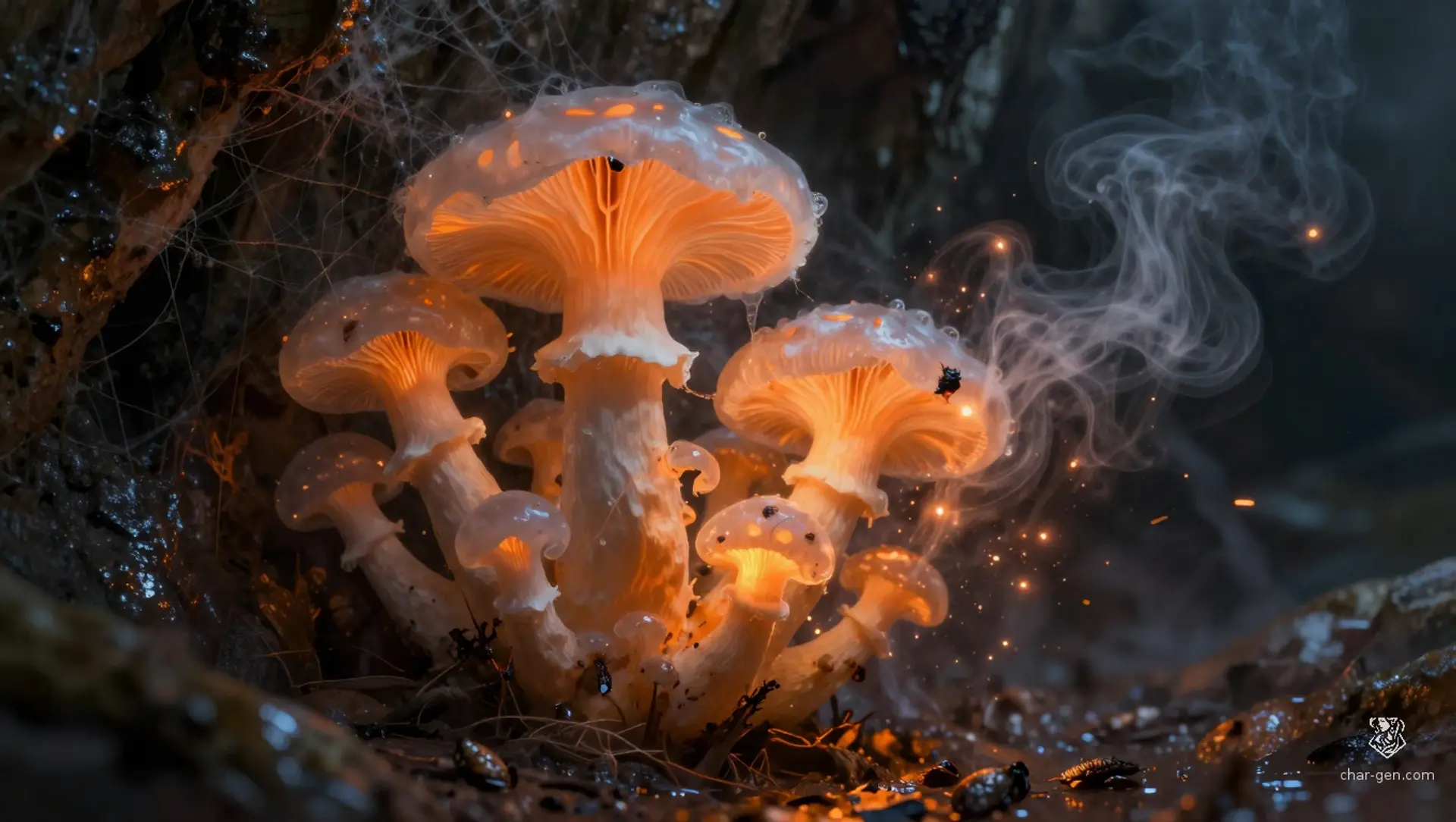 Searing Cinder-Puff Cluster