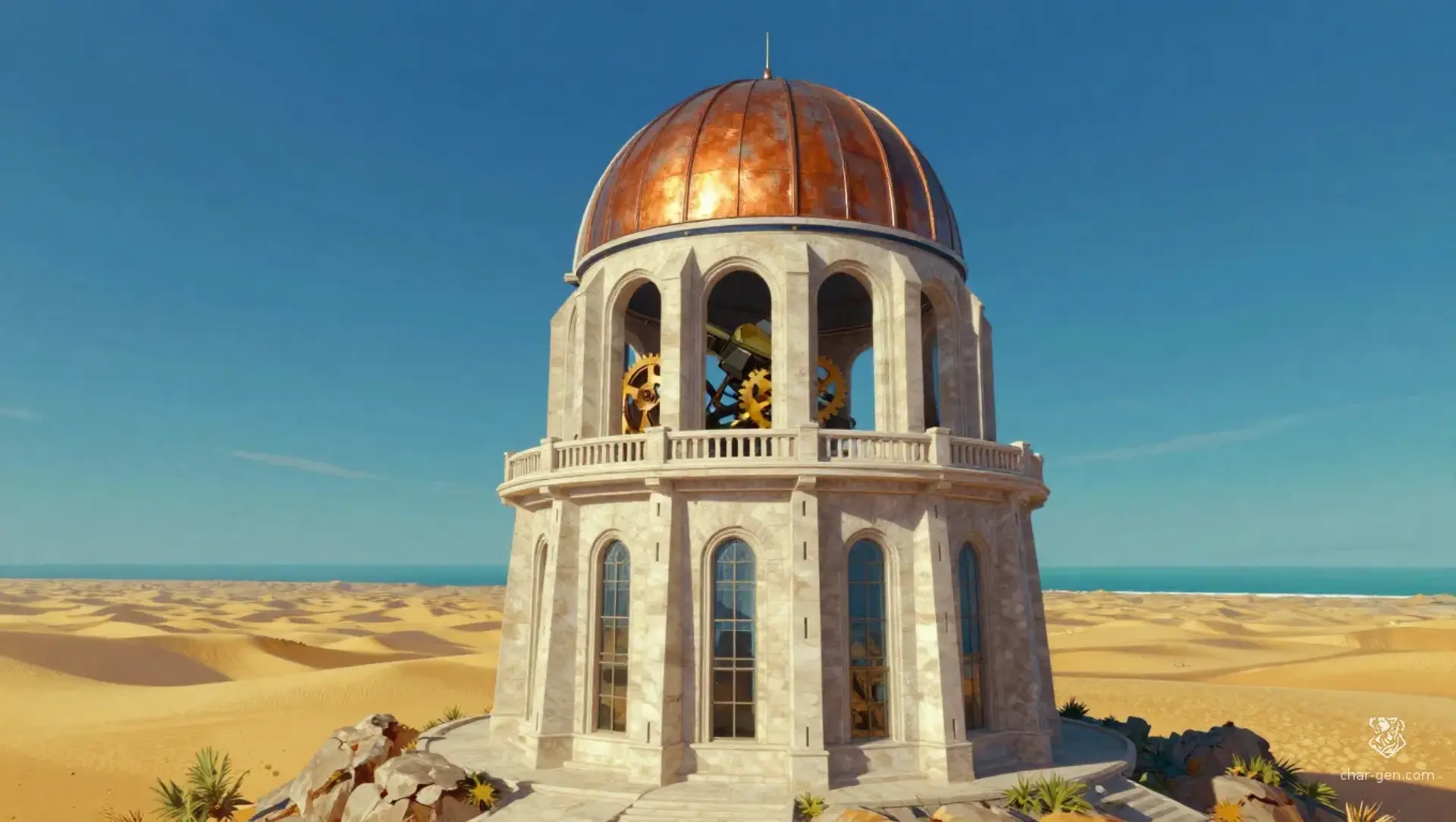 The High Watch - AI-generated fantasy Building