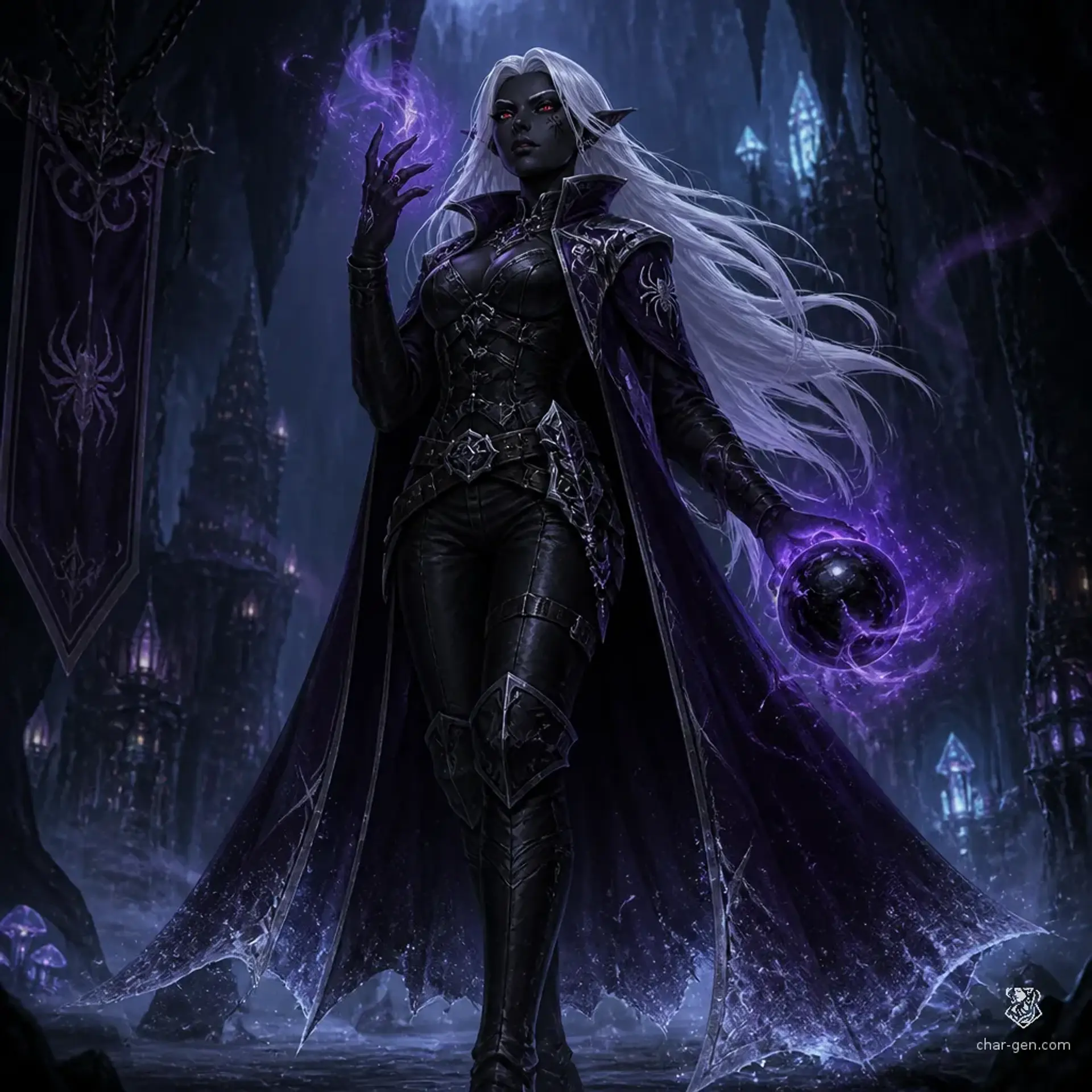 Aurelia Malice - AI-generated fantasy Character