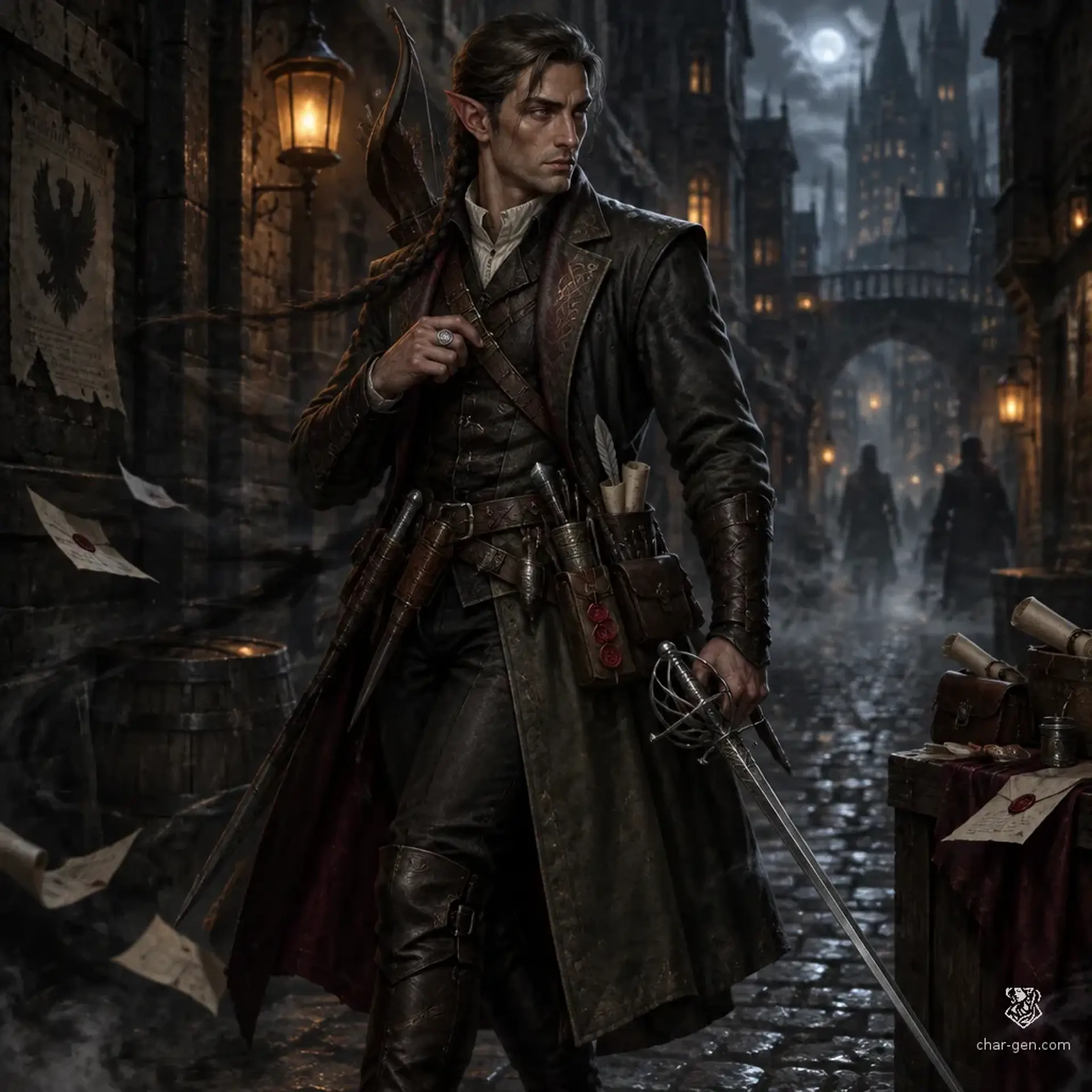 Aggandir - AI-generated fantasy Character