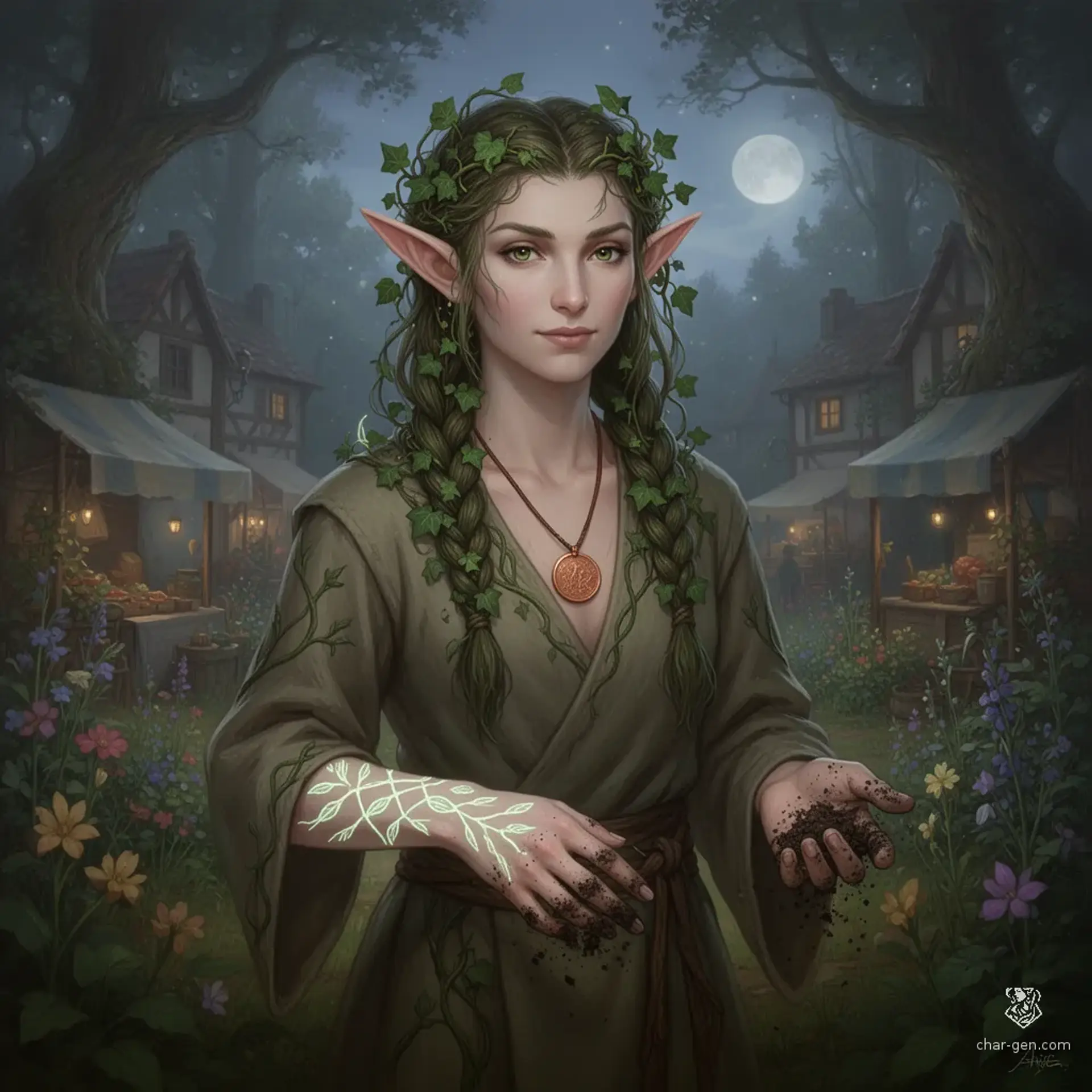 Elyrith Thornwhisper - AI-generated fantasy NPC