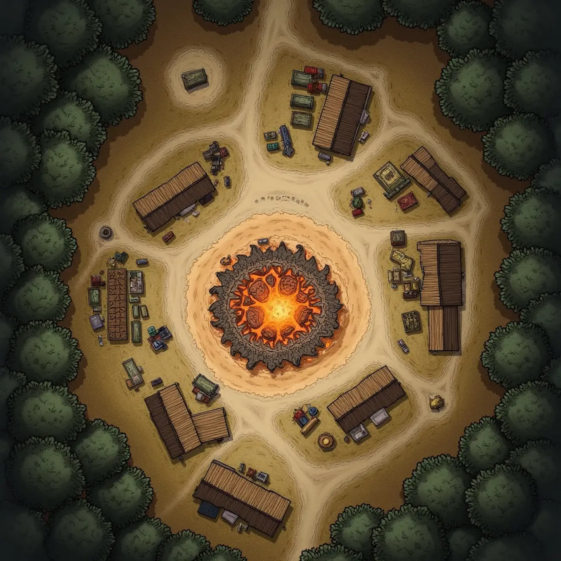 Emberpen - AI-generated fantasy Settlement