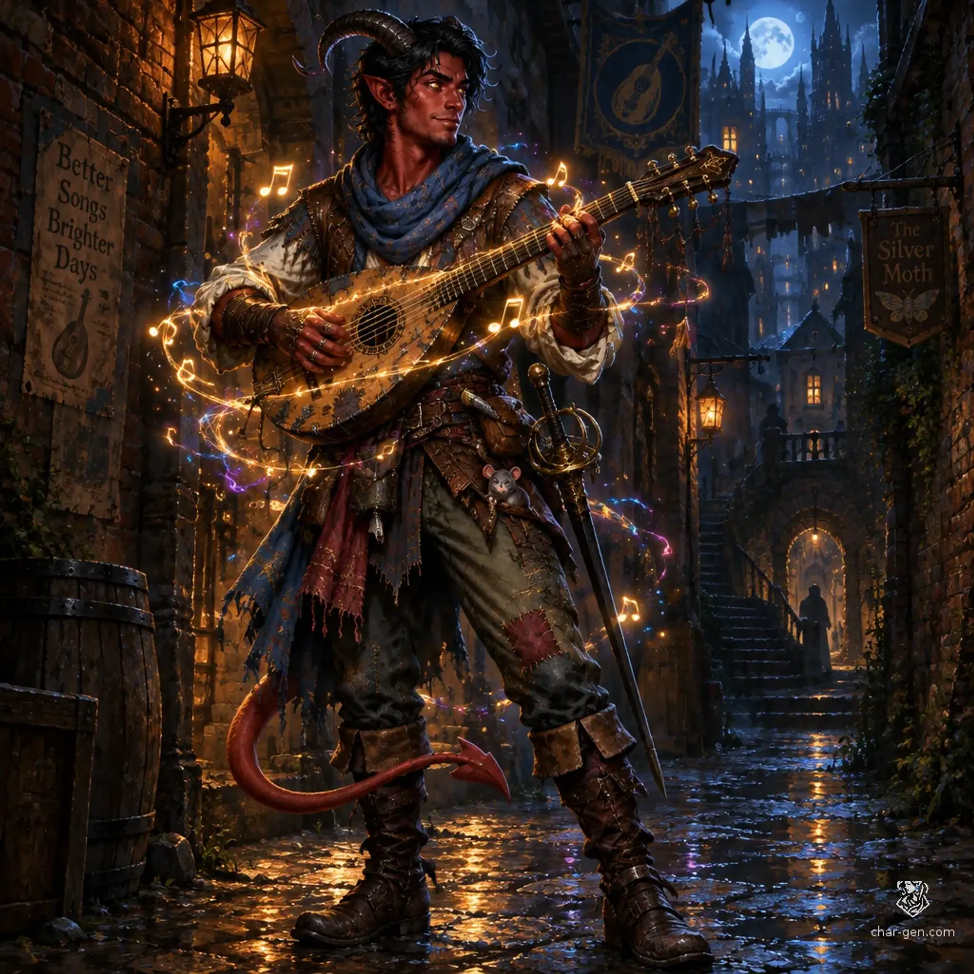 Mallshav - AI-generated fantasy Character