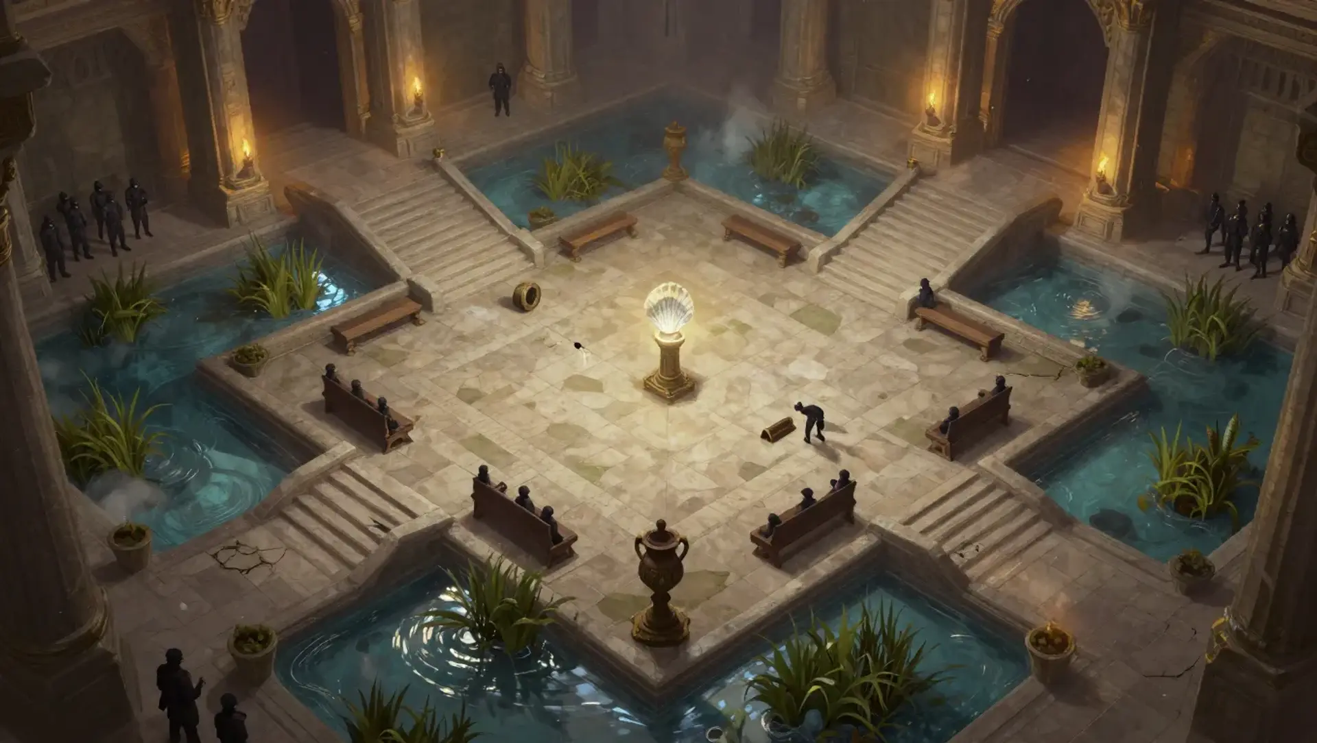 Keep the Sigil of Tide from the Rival Khan - AI-generated fantasy Encounter