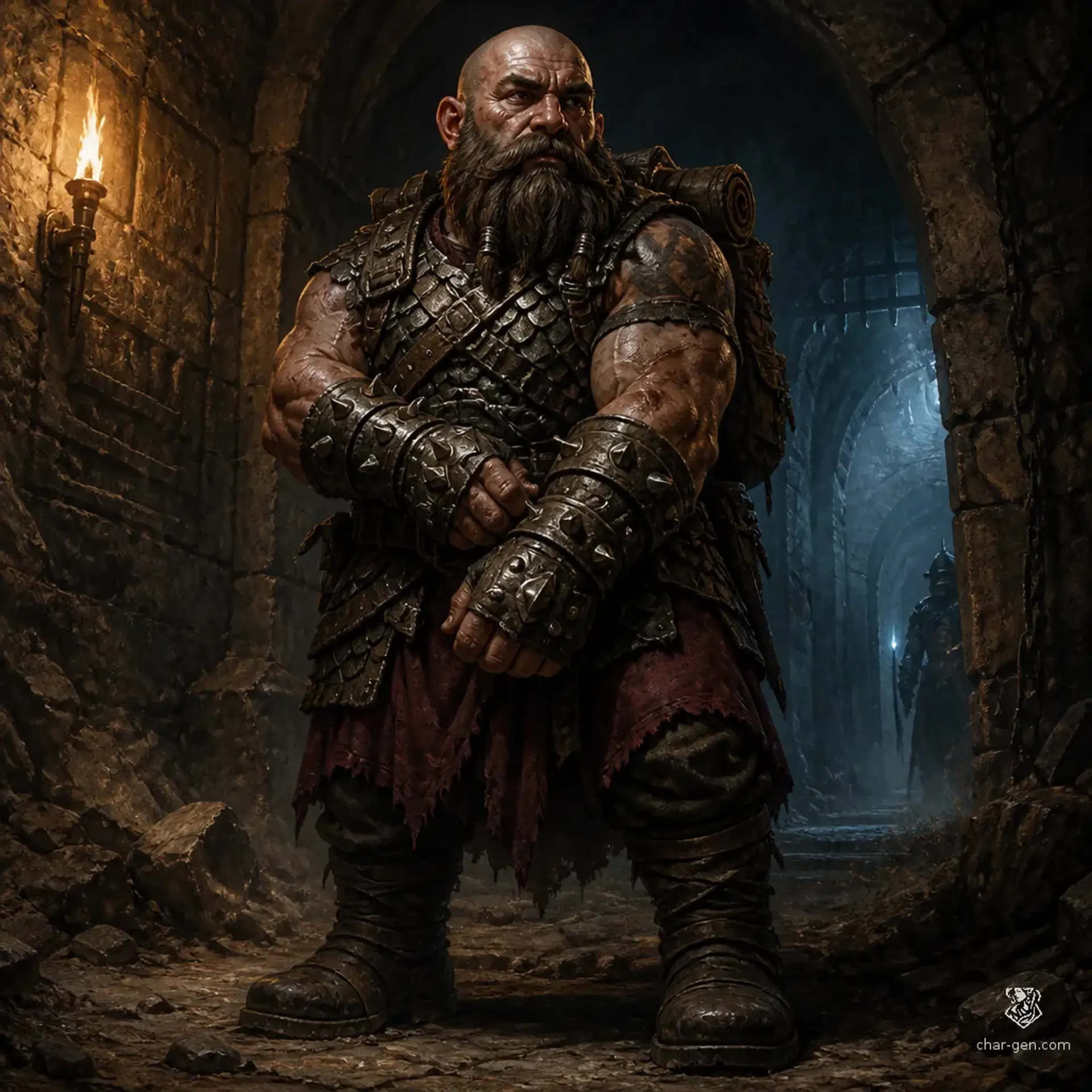 Sethris Stonehush - AI-generated fantasy Character