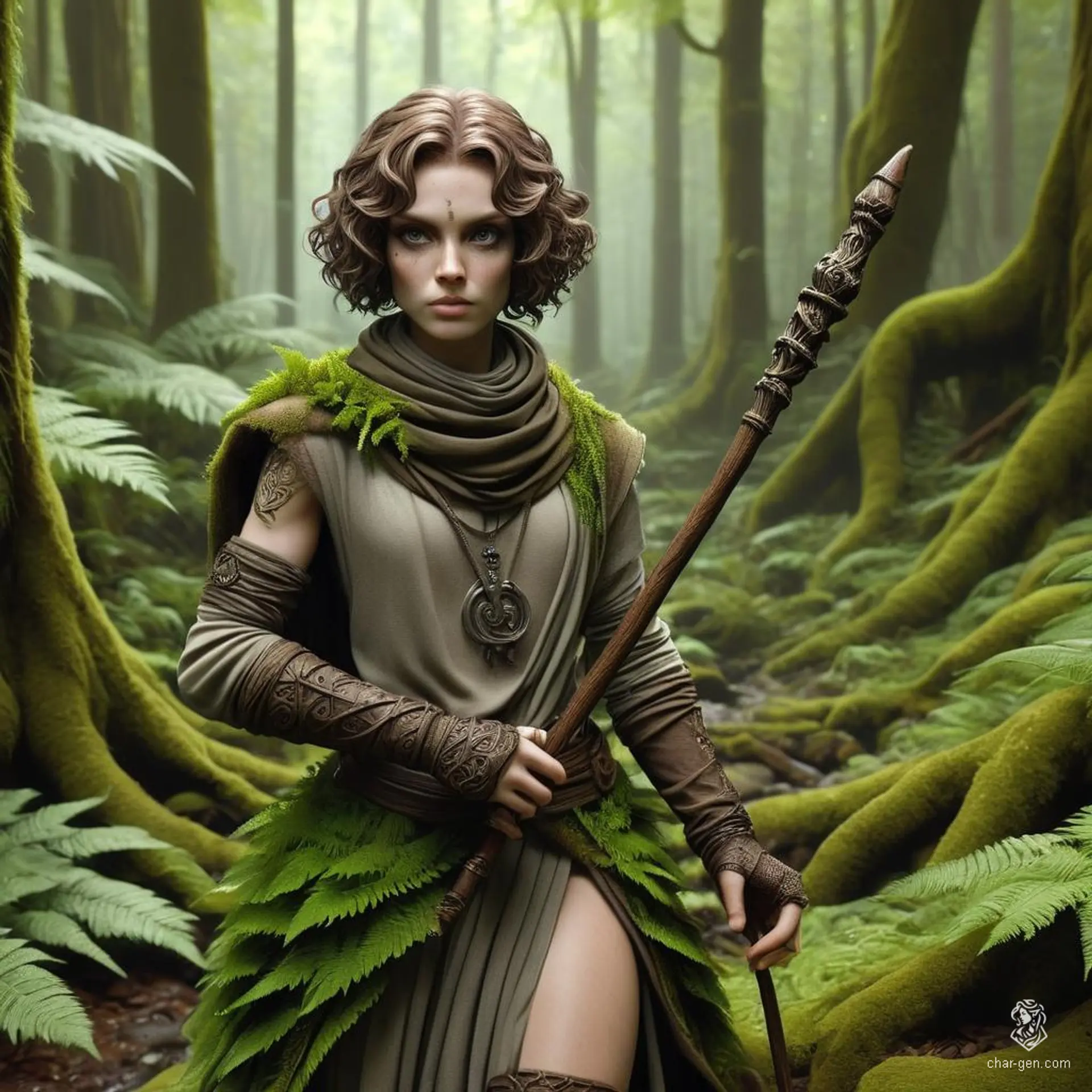 This 23-year-old genderfluid Changeling monk, known for their cappuccino skin, colorless eyes, and strong grip on a quarterstaff, thrives in chaos as a nimble criminal/spy. Unkillable, they embrace fluidity in all forms, from combat to identity. Rejecting plans and societal chains, they seek freedom and strong opponents, driven by a curiosity for life's diverse experiences, without allegiance to any religion but with a profound appreciation for nature and the philosophical musings on existence.