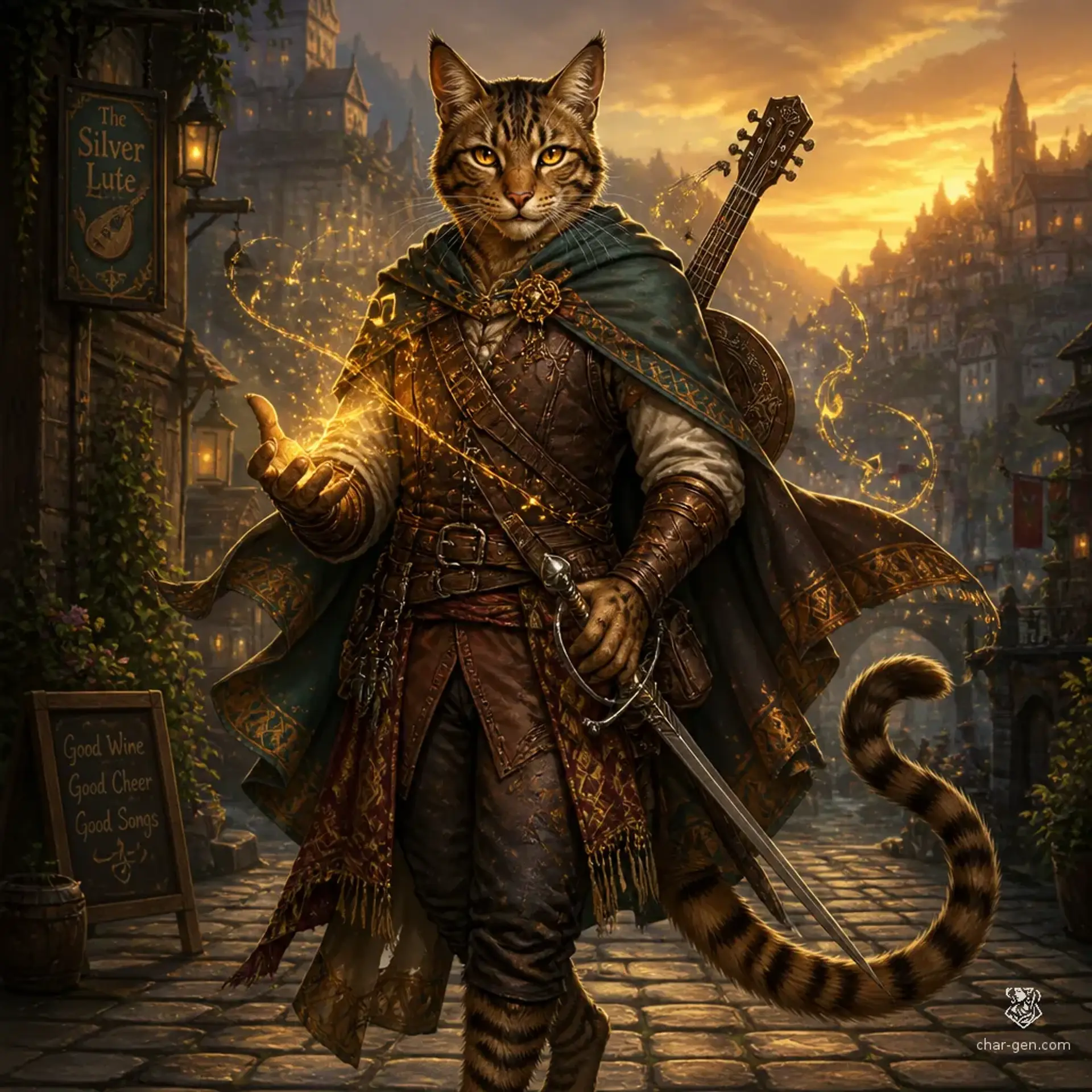 Whisper of the Heart - AI-generated fantasy Character