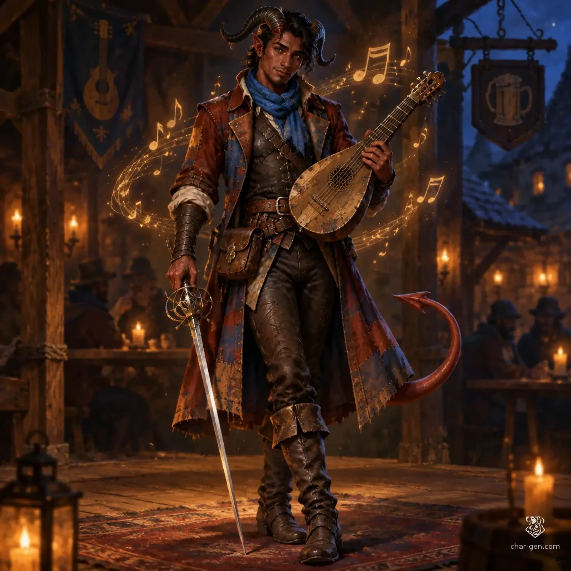Eshavan - AI-generated fantasy Character