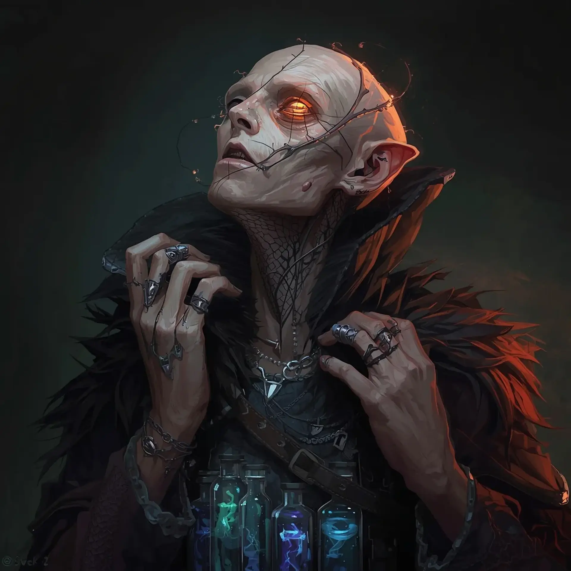 Alistair the Scaleweaver - AI-generated fantasy NPC