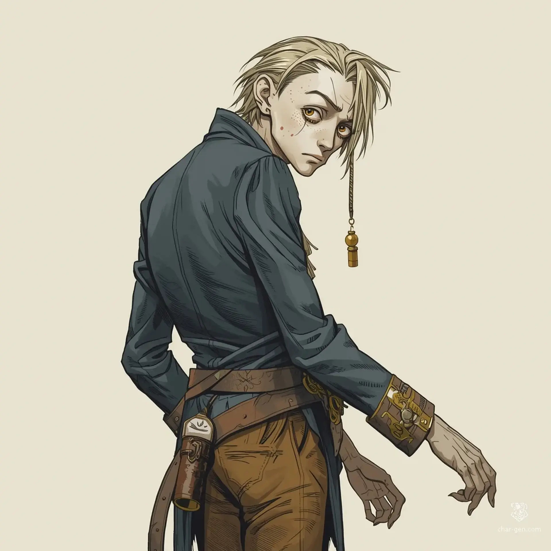 Barnaby Bird-Eye Finnegan - AI-generated fantasy NPC
