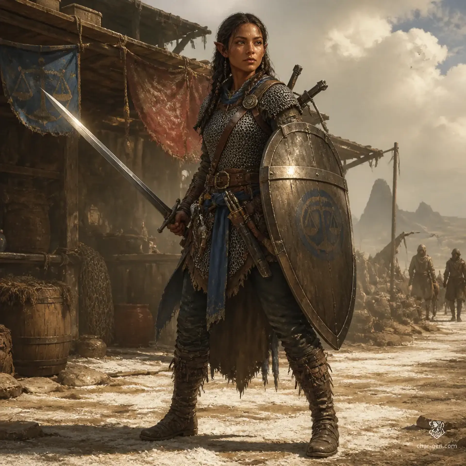 Seshin Adeyemi - AI-generated fantasy Character