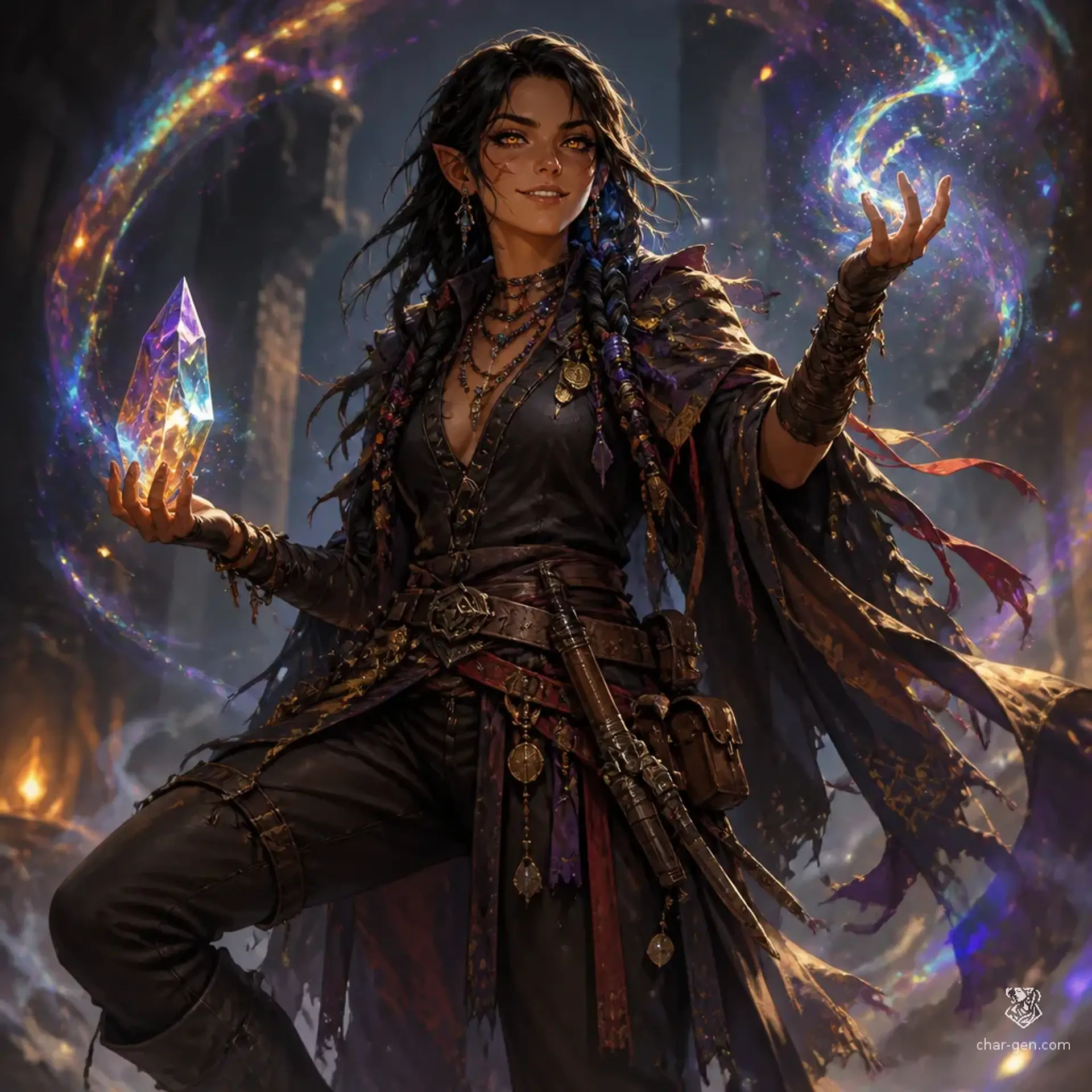 Luna Veyra - AI-generated fantasy Character