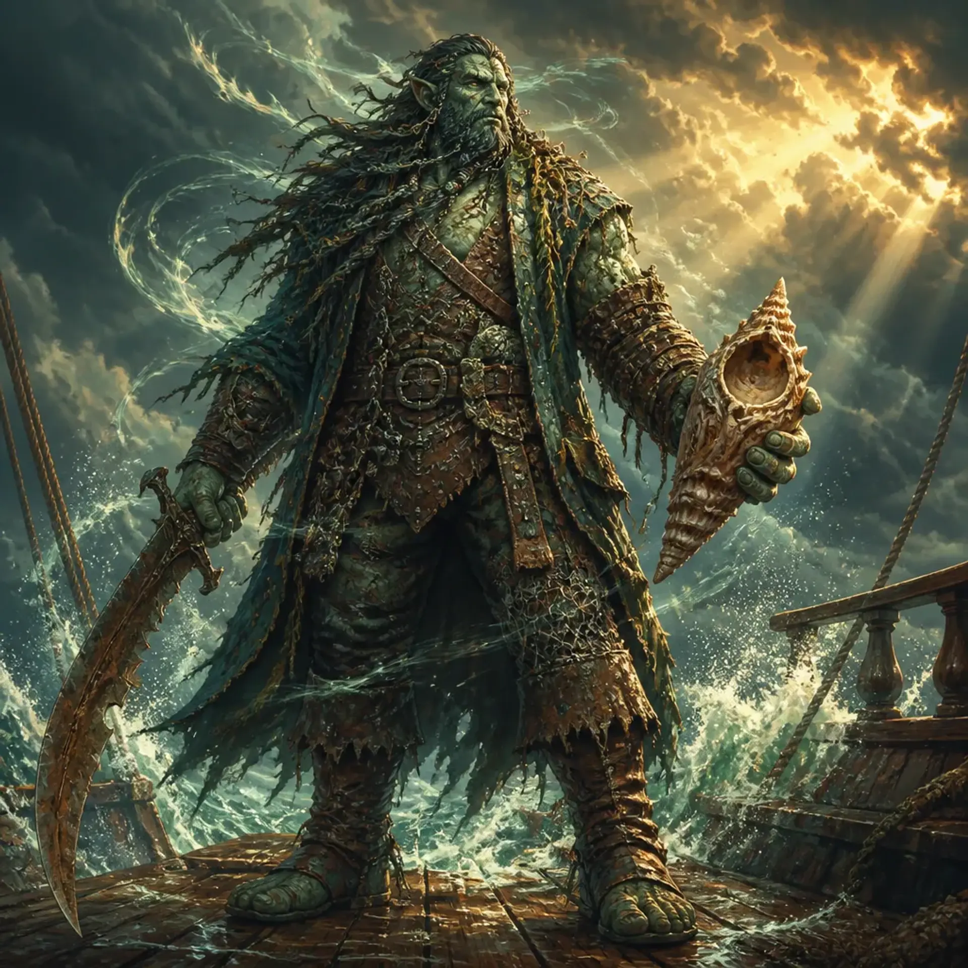 Oakhaven Hull-Breaker - AI-generated fantasy Character