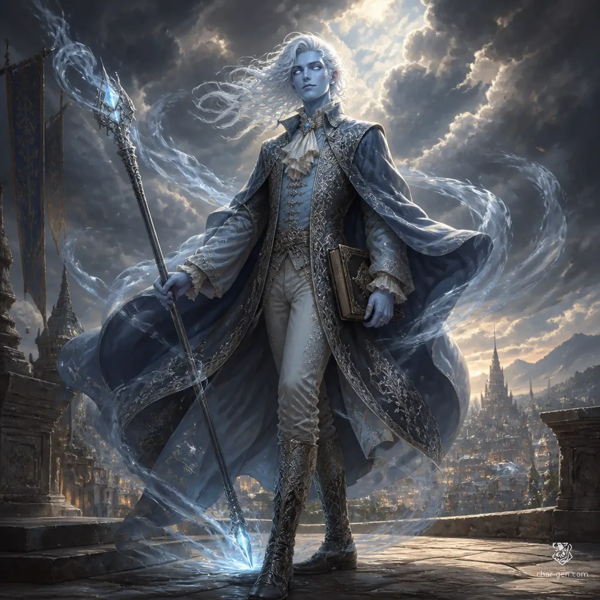 Luxcian - AI-generated fantasy Character