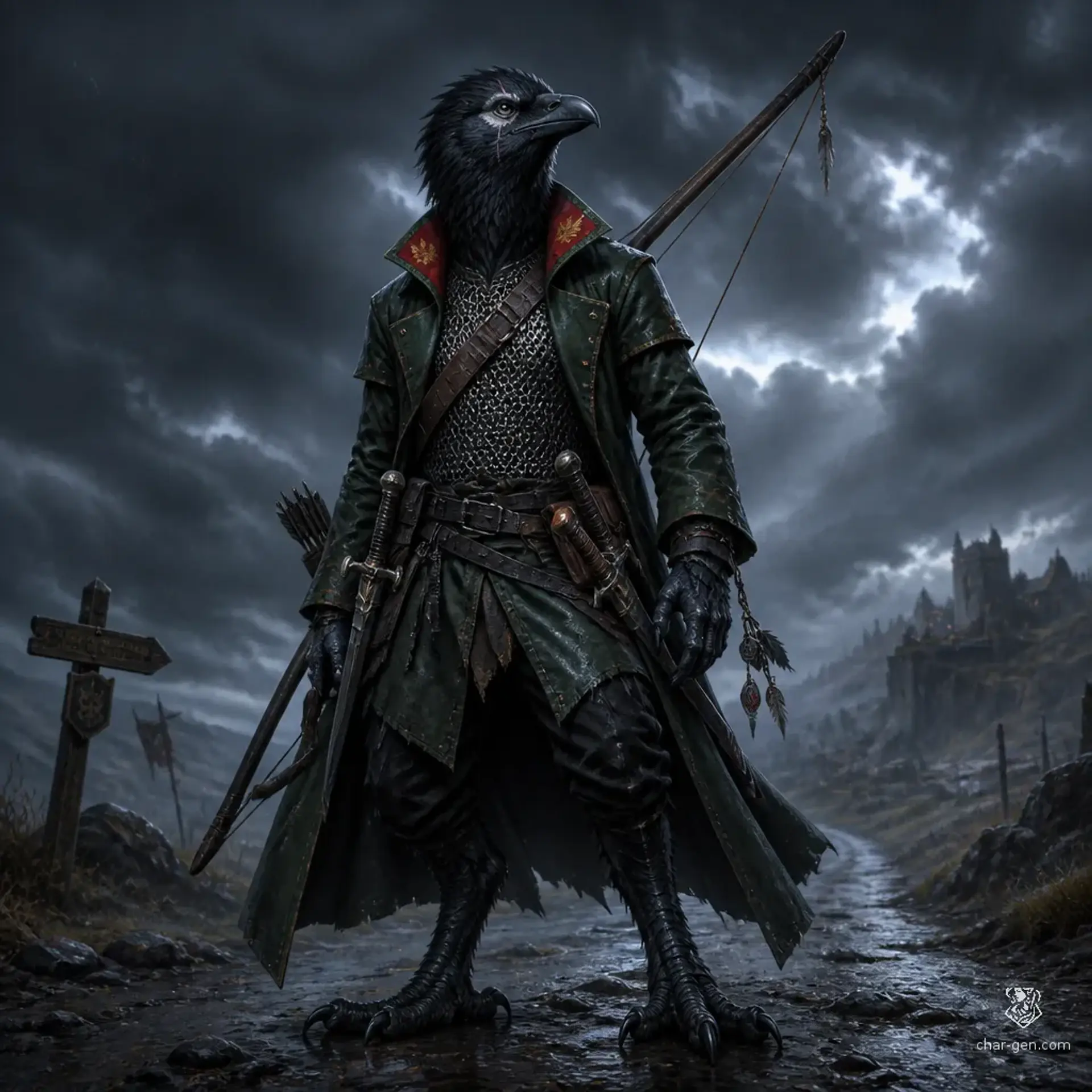 Khaerik - AI-generated fantasy Character