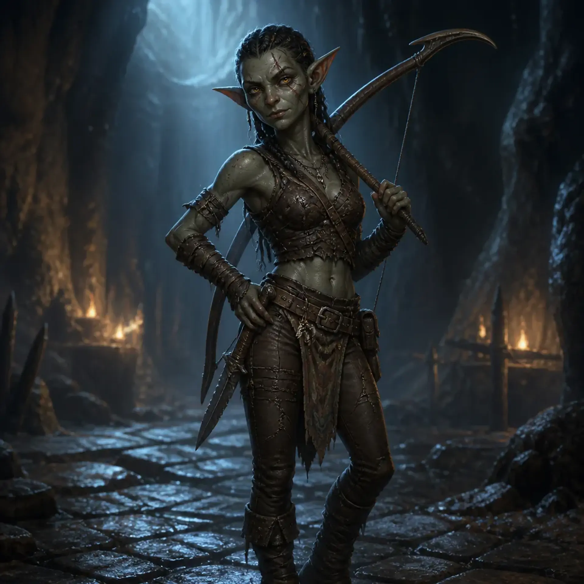 Vitha Ashmark - AI-generated fantasy Character
