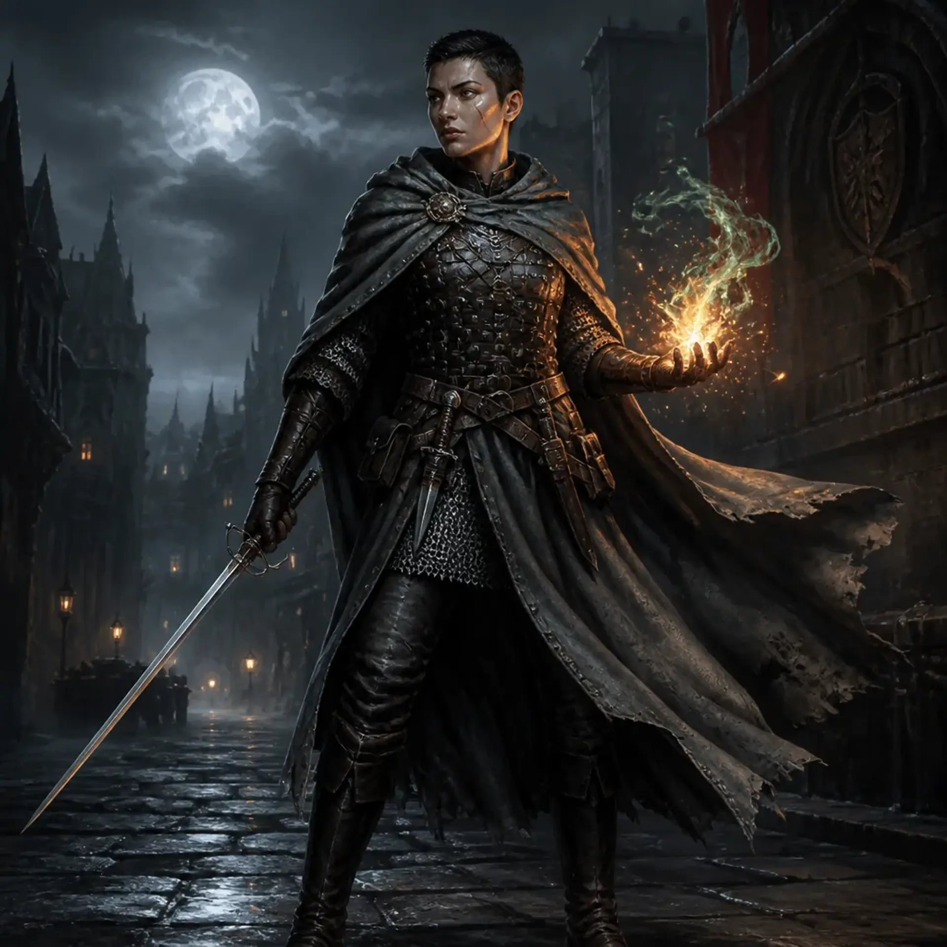 Nalia - AI-generated fantasy Character