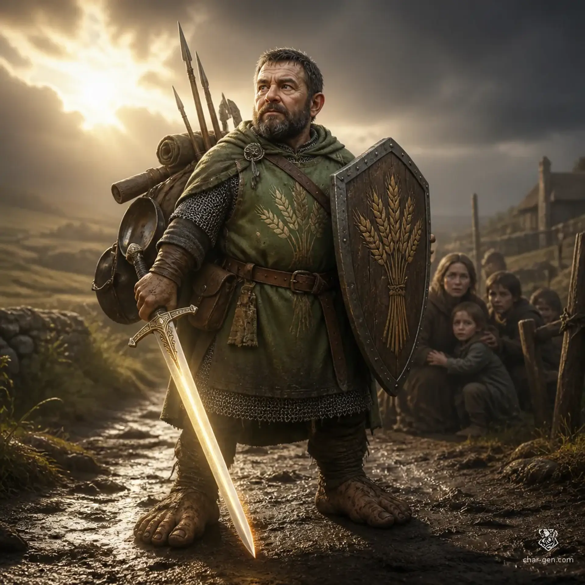 Sheshan Vaziri - AI-generated fantasy Character