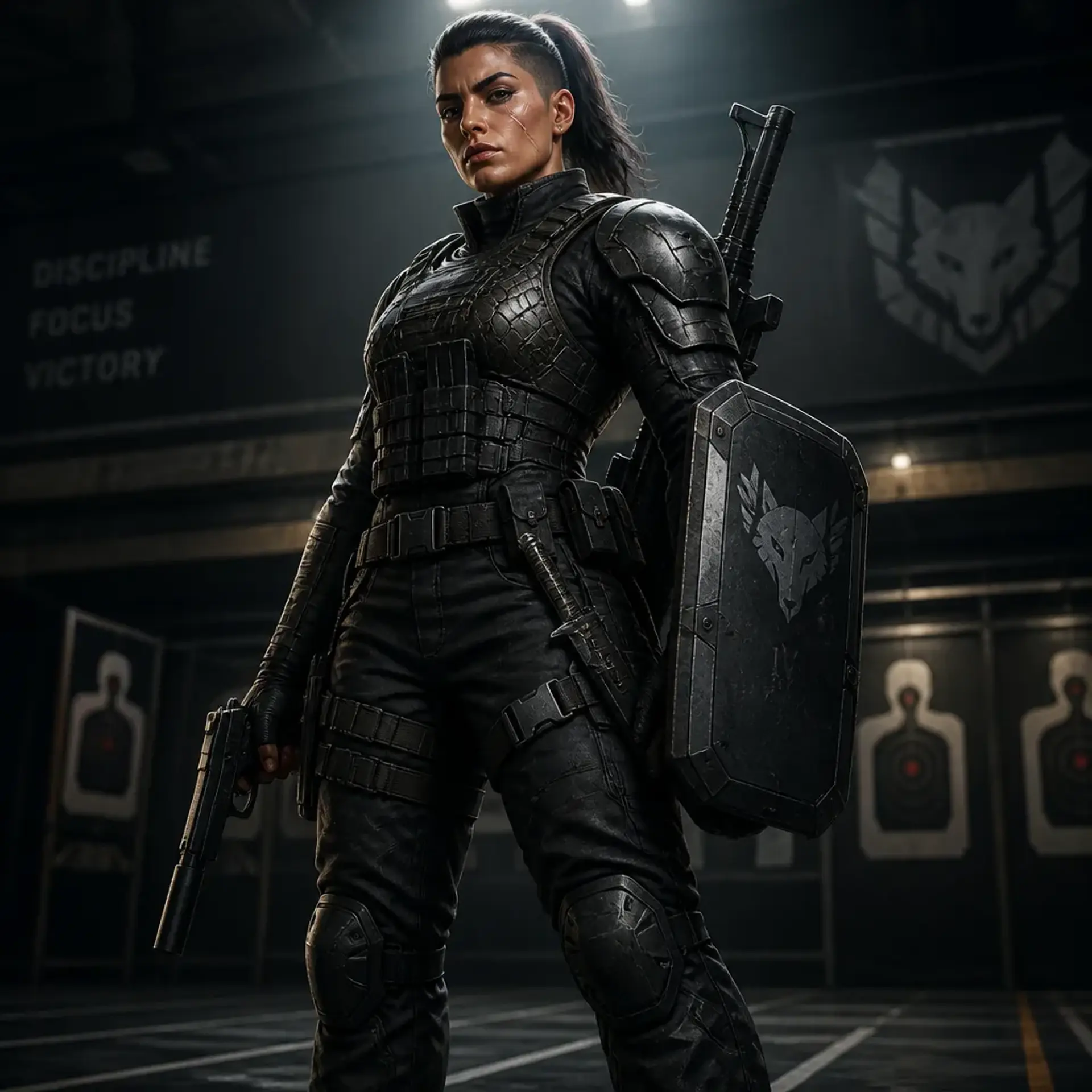 Shiria Voss - AI-generated fantasy Character