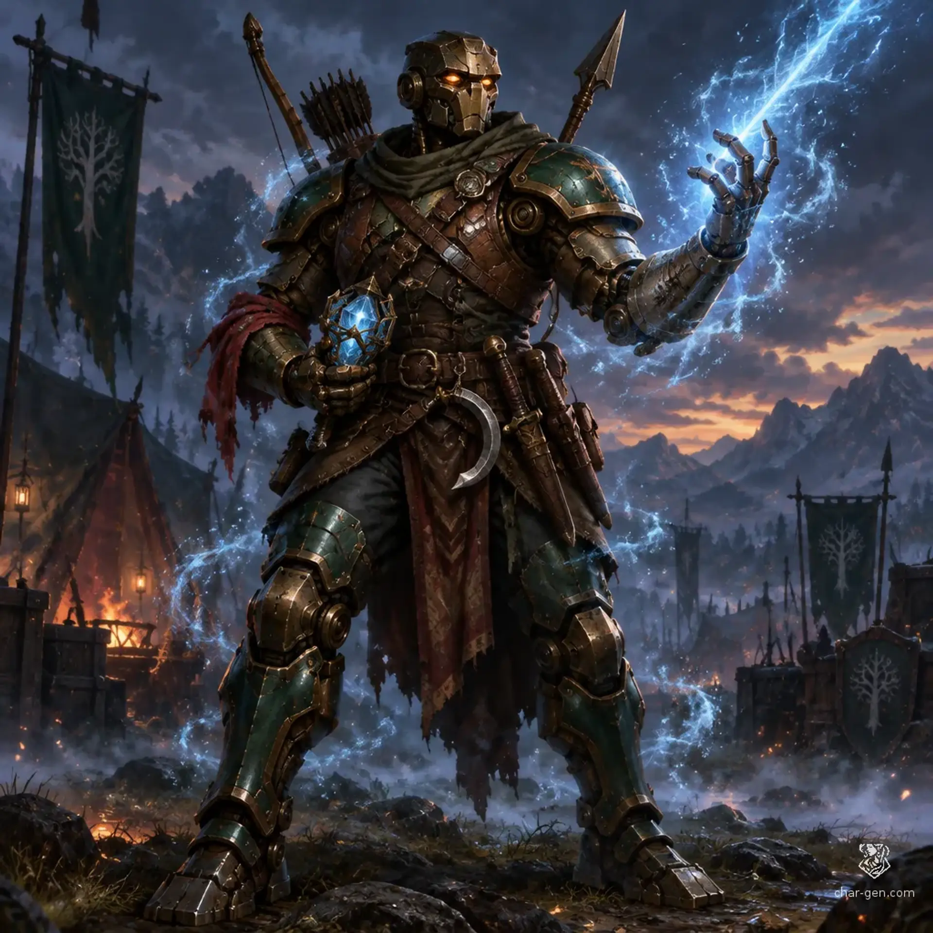 Zim - AI-generated fantasy Character