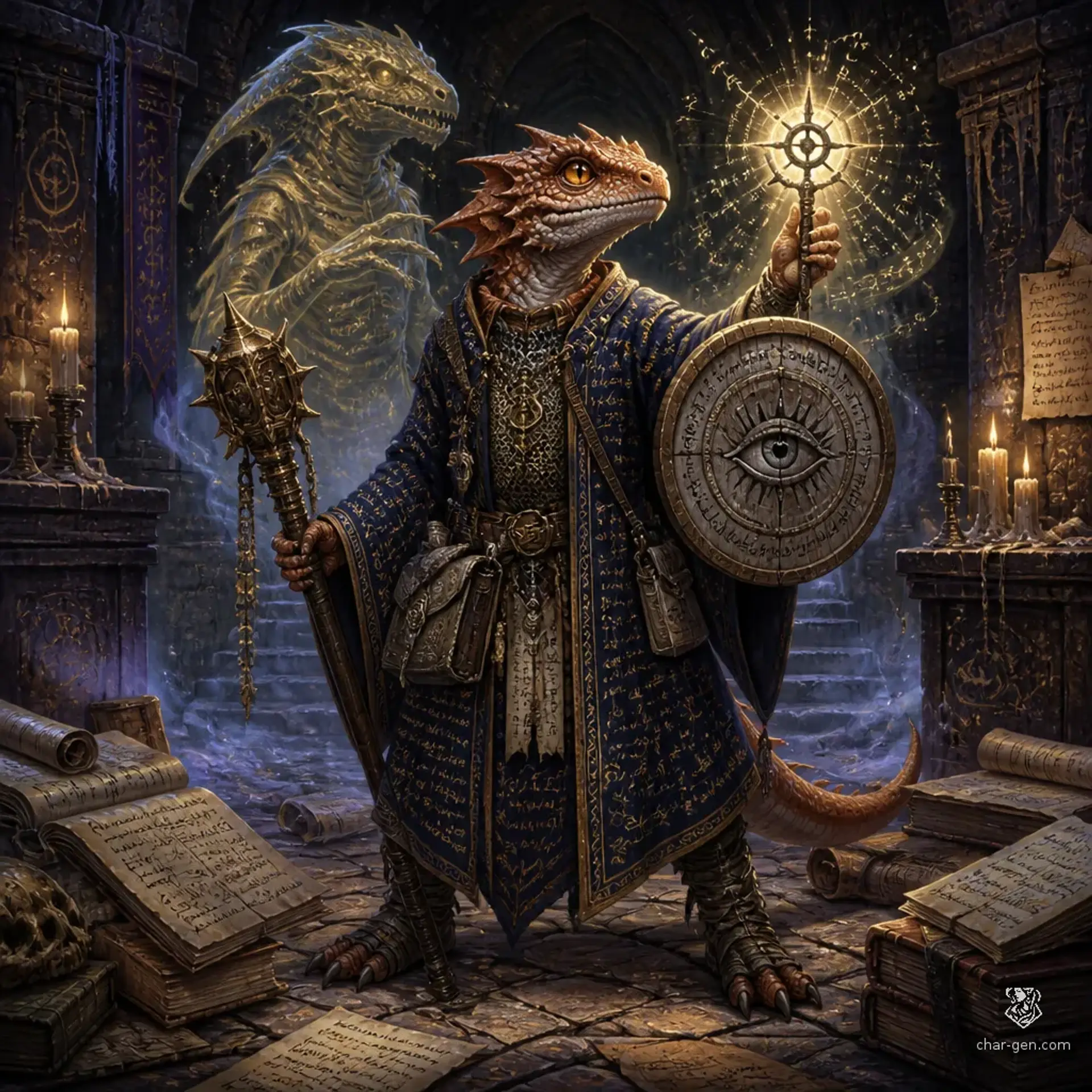 Saku - AI-generated fantasy Character