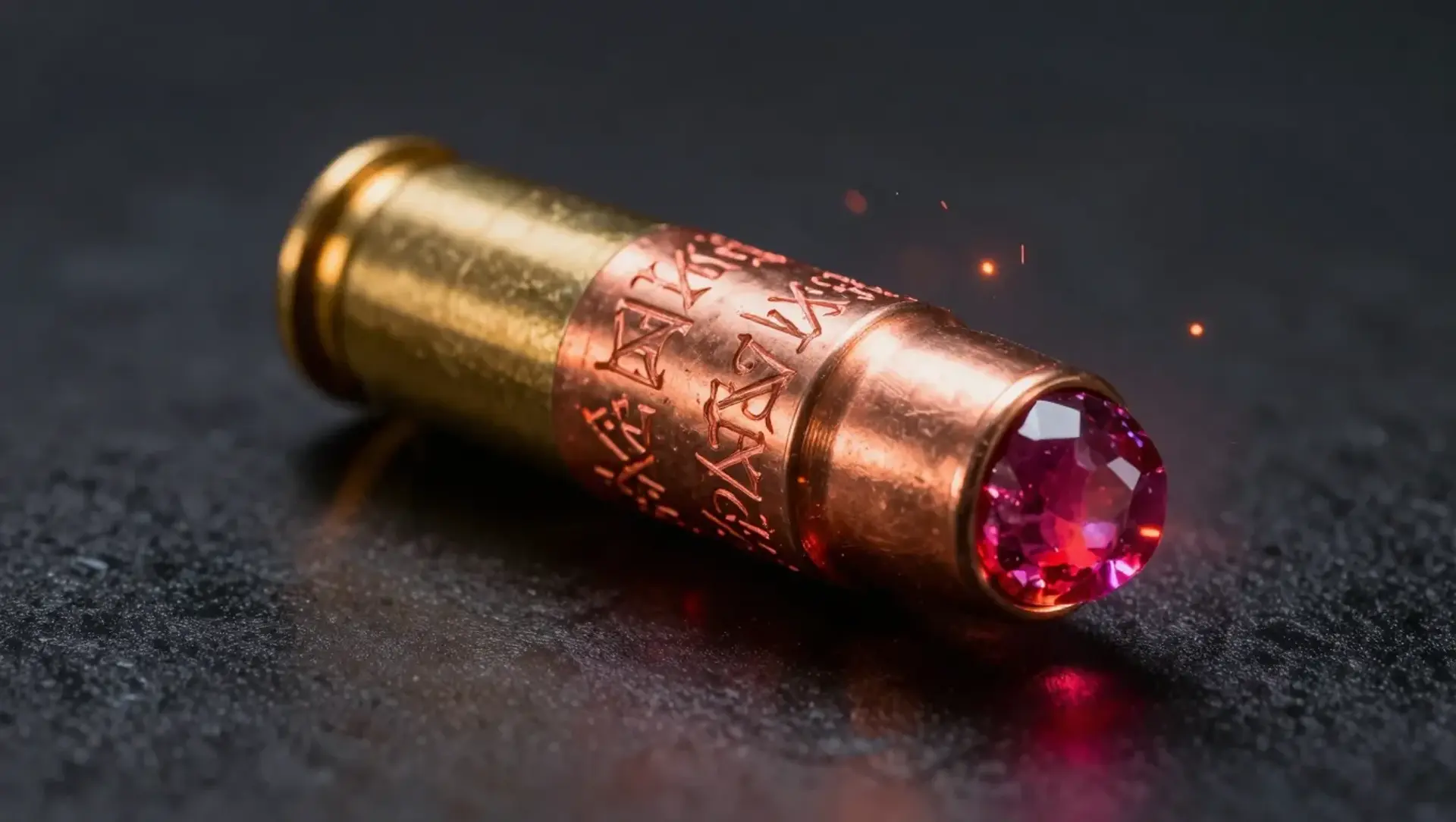 Magus-Pattern 12.7x55mm Pyre-Shell - AI-generated fantasy Magic Item