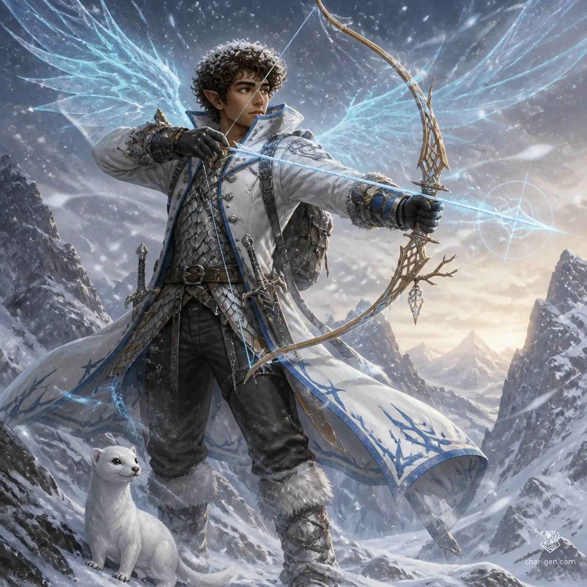 Qasrien Dajori - AI-generated fantasy Character