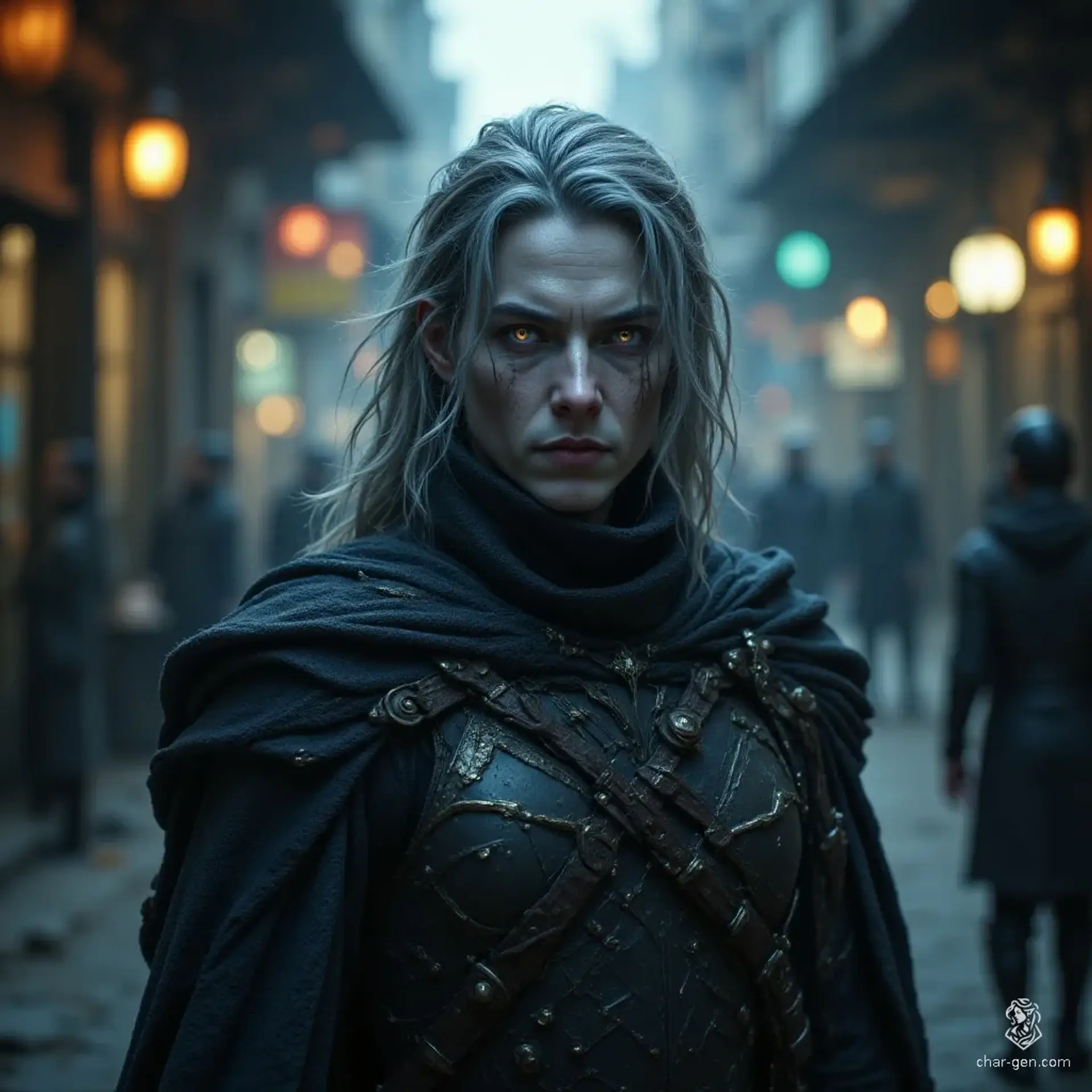 Theren Vhalasrin - AI-generated fantasy NPC