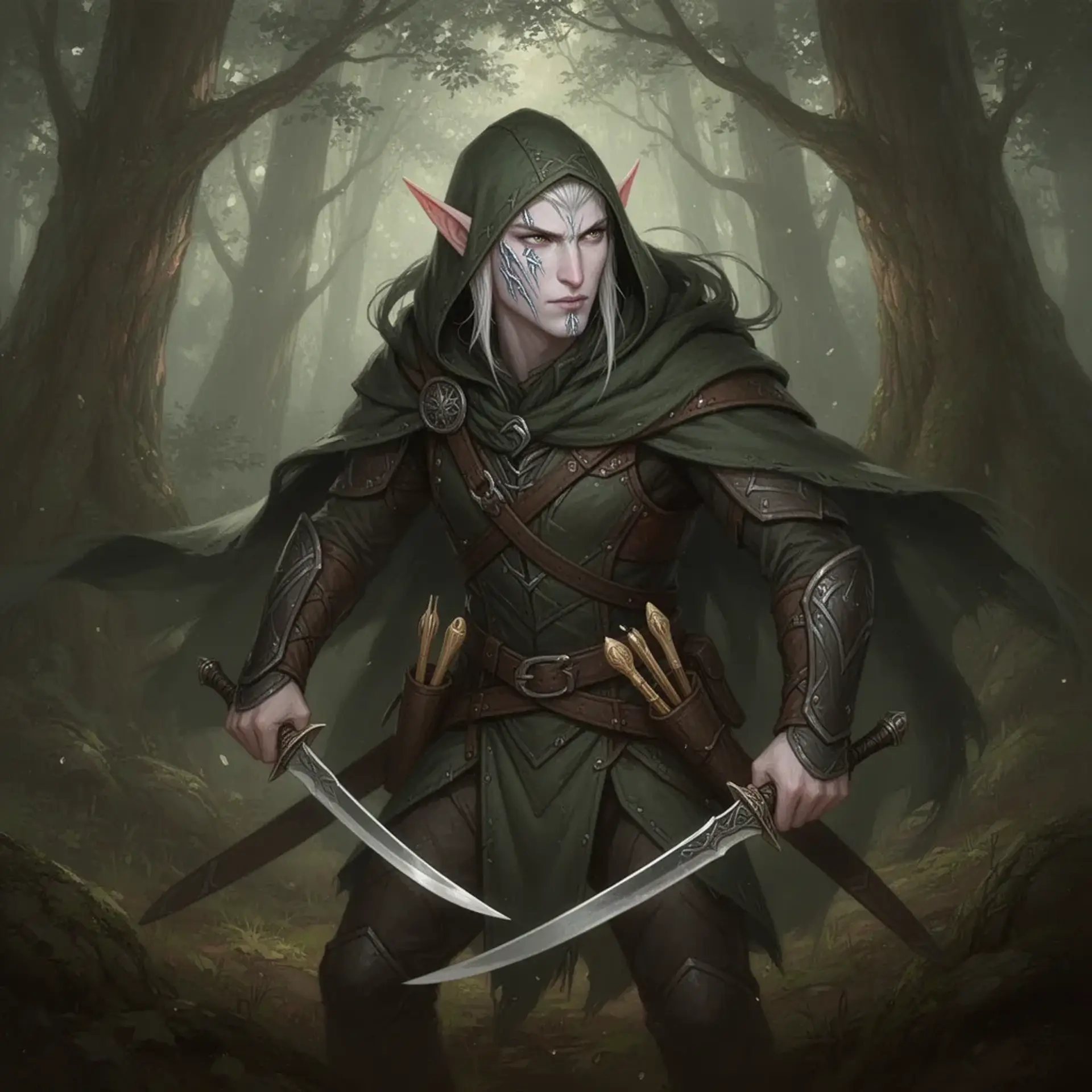 Theren Swiftstep - AI-generated fantasy NPC