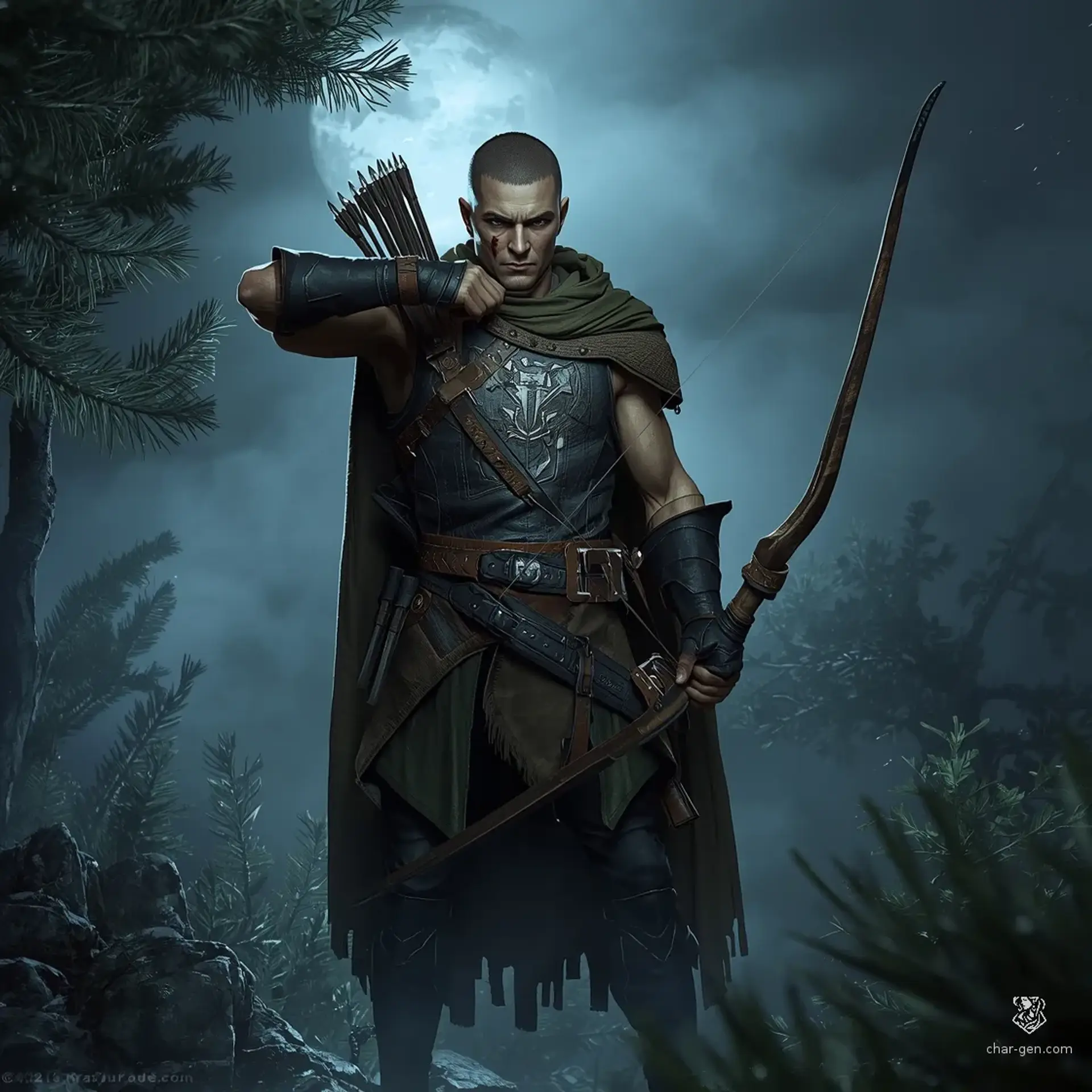 Silas Thorne - AI-generated fantasy Character