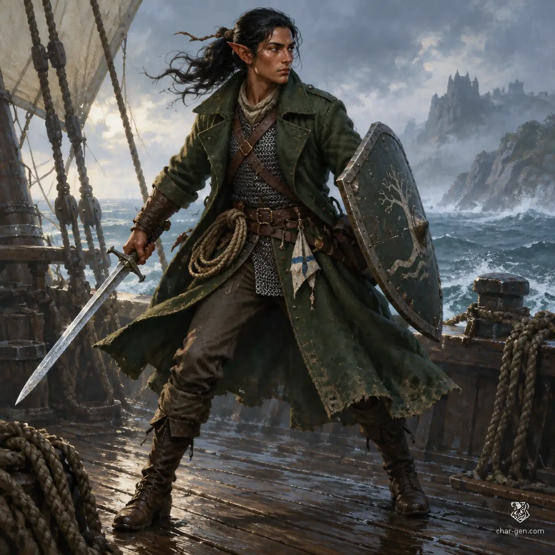 Rhevren - AI-generated fantasy Character