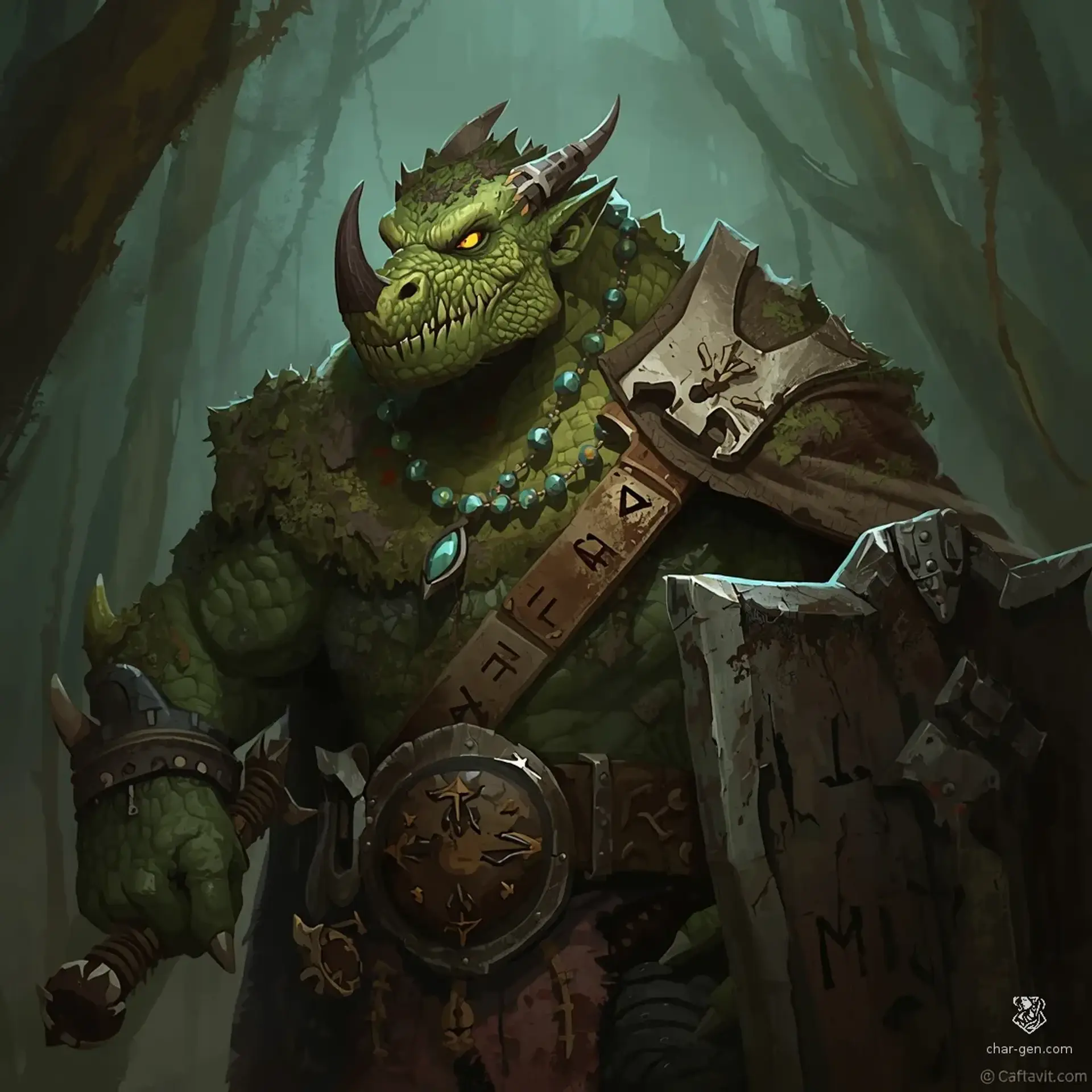 Krazax Rot-Feeder - AI-generated fantasy NPC