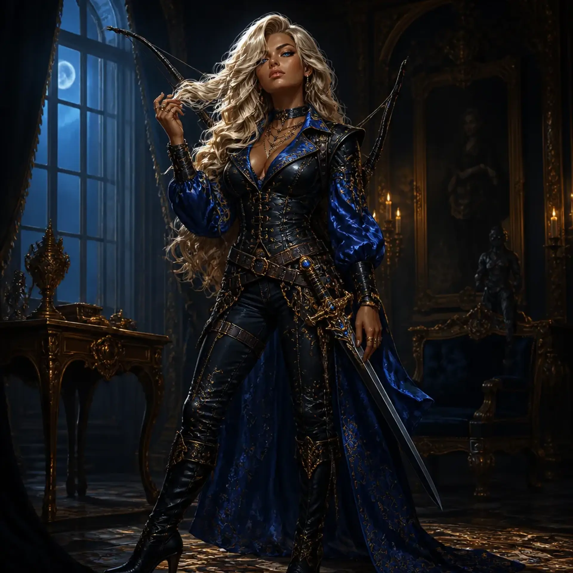 Jasmine - AI-generated fantasy Character