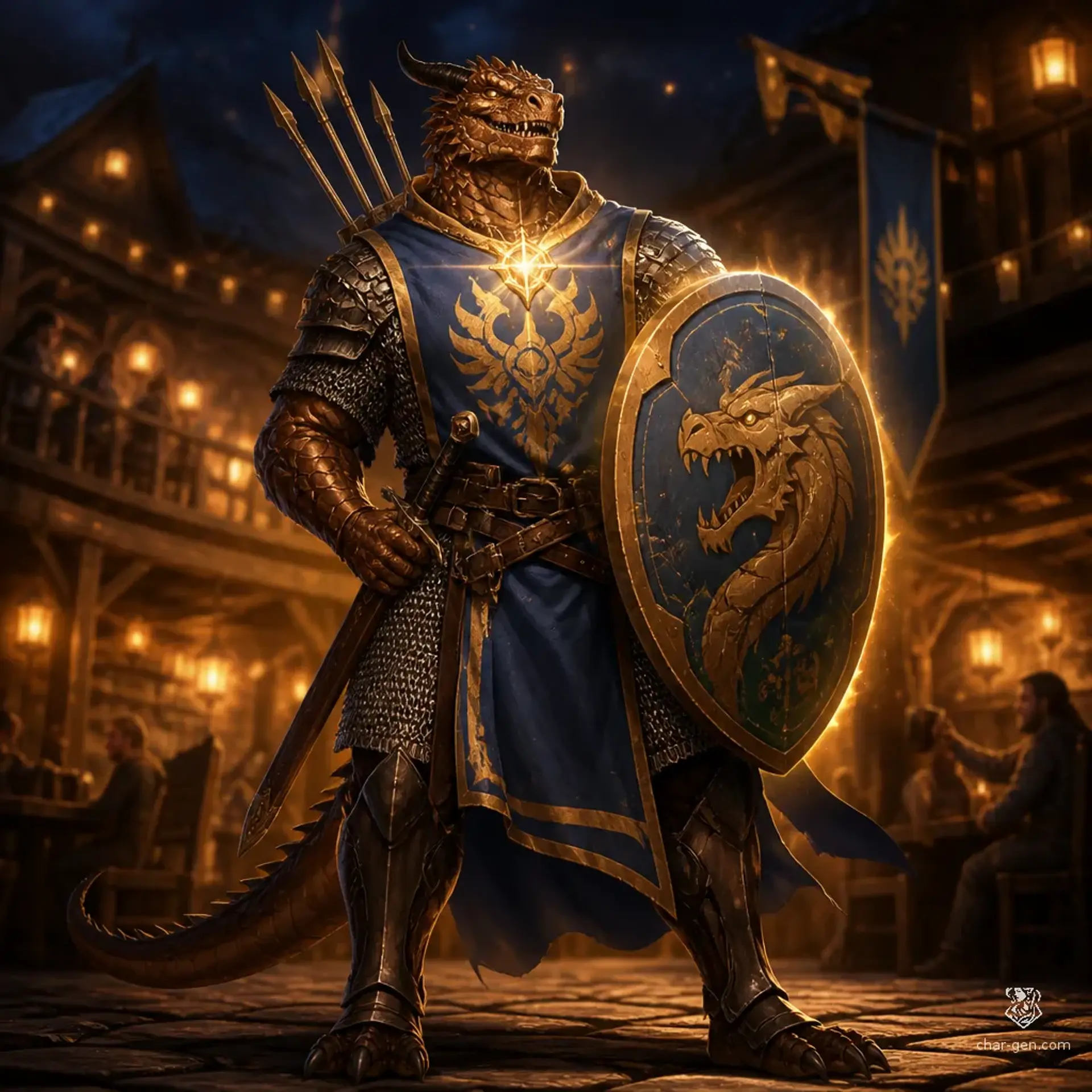 Bravado - AI-generated fantasy Character