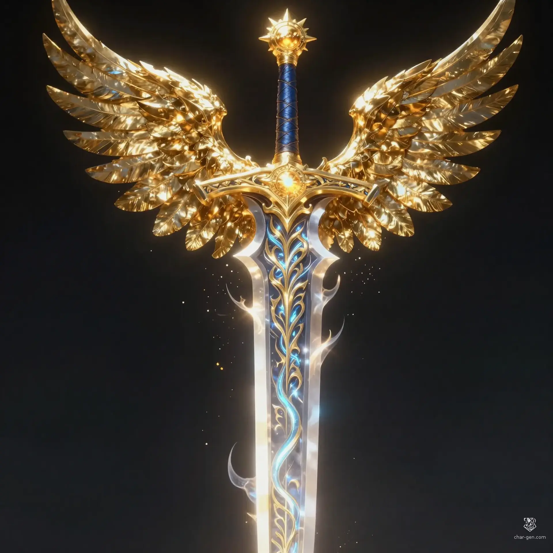 Grimblade’s Sword - AI-generated fantasy Magic Item