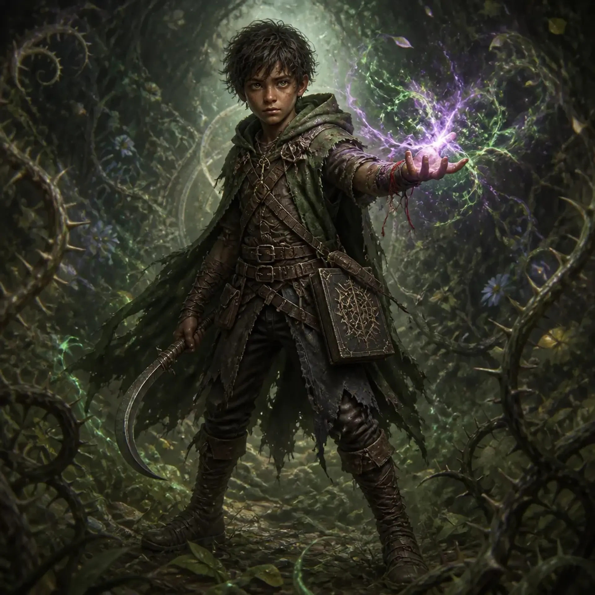 Ilan Varga - AI-generated fantasy Character