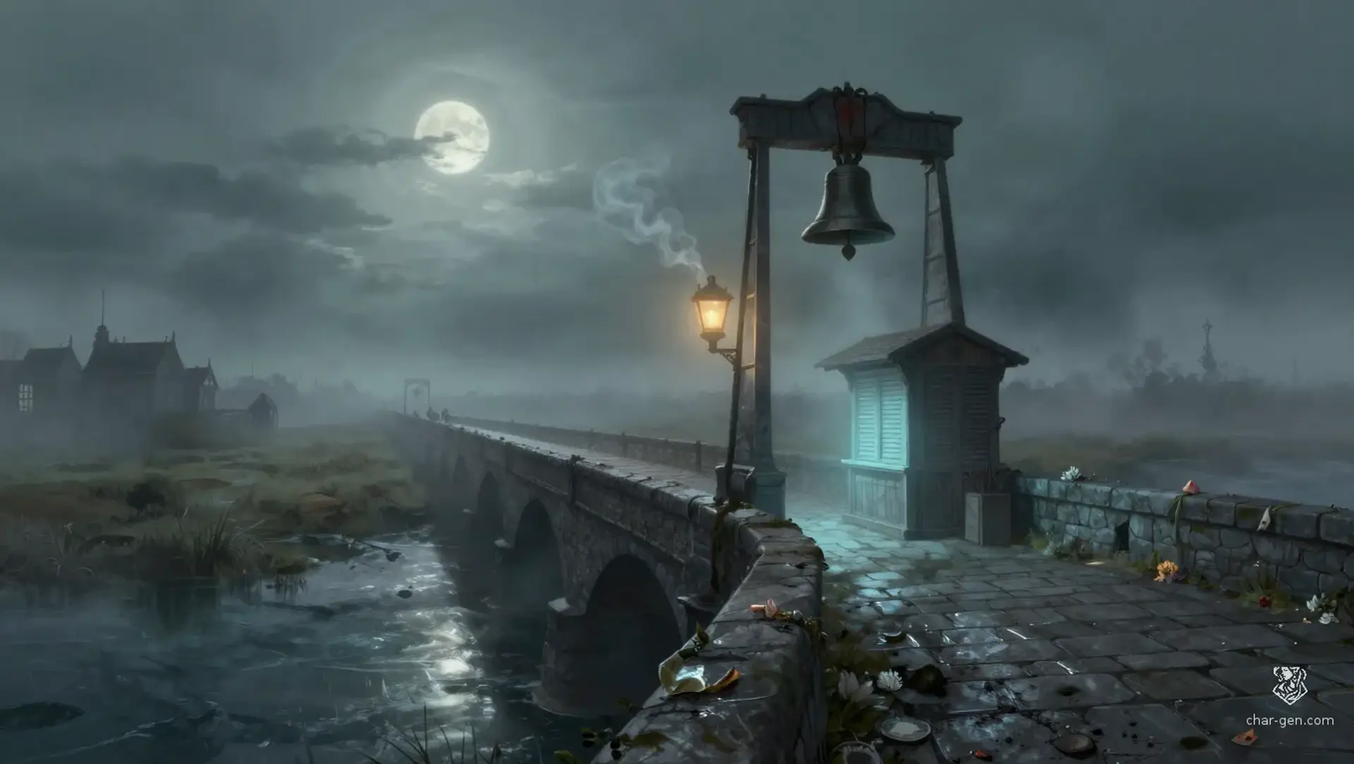 The Bridge Still Charges - AI-generated fantasy Quest