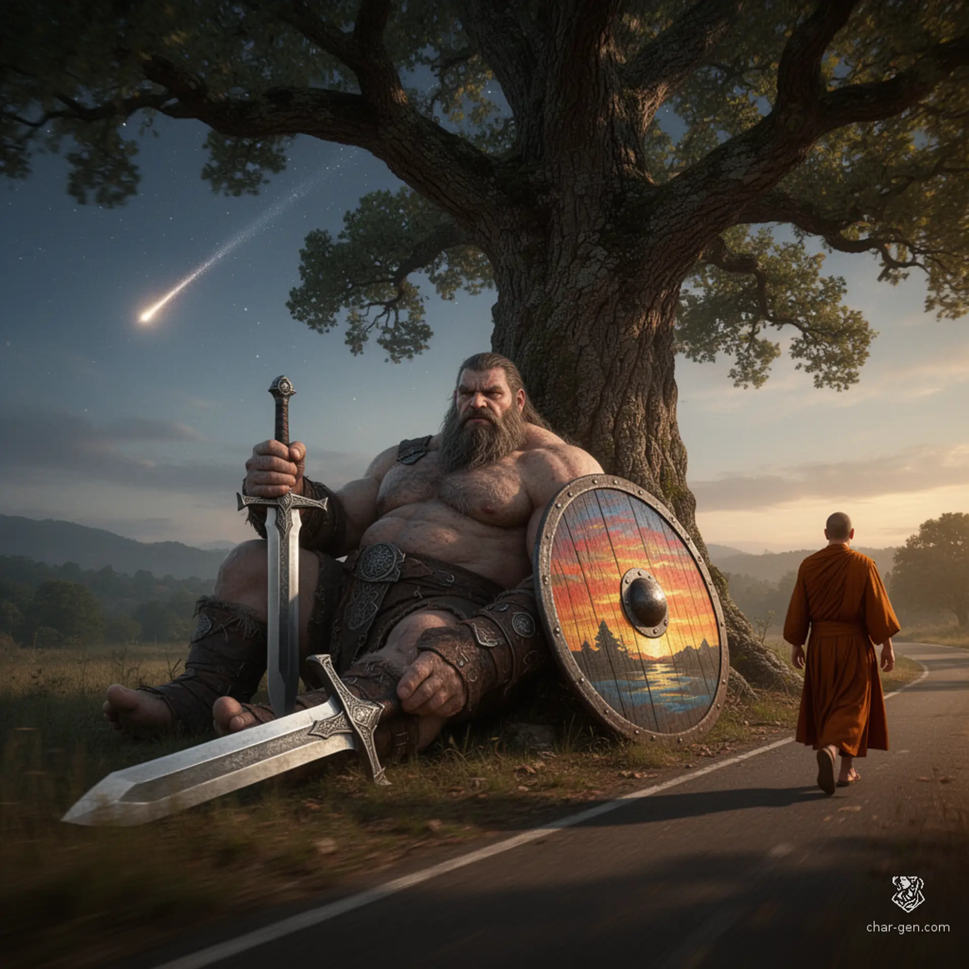 THE TALL ELM SHIELD GOLIATH | Fantasy Art Competition | CharGen