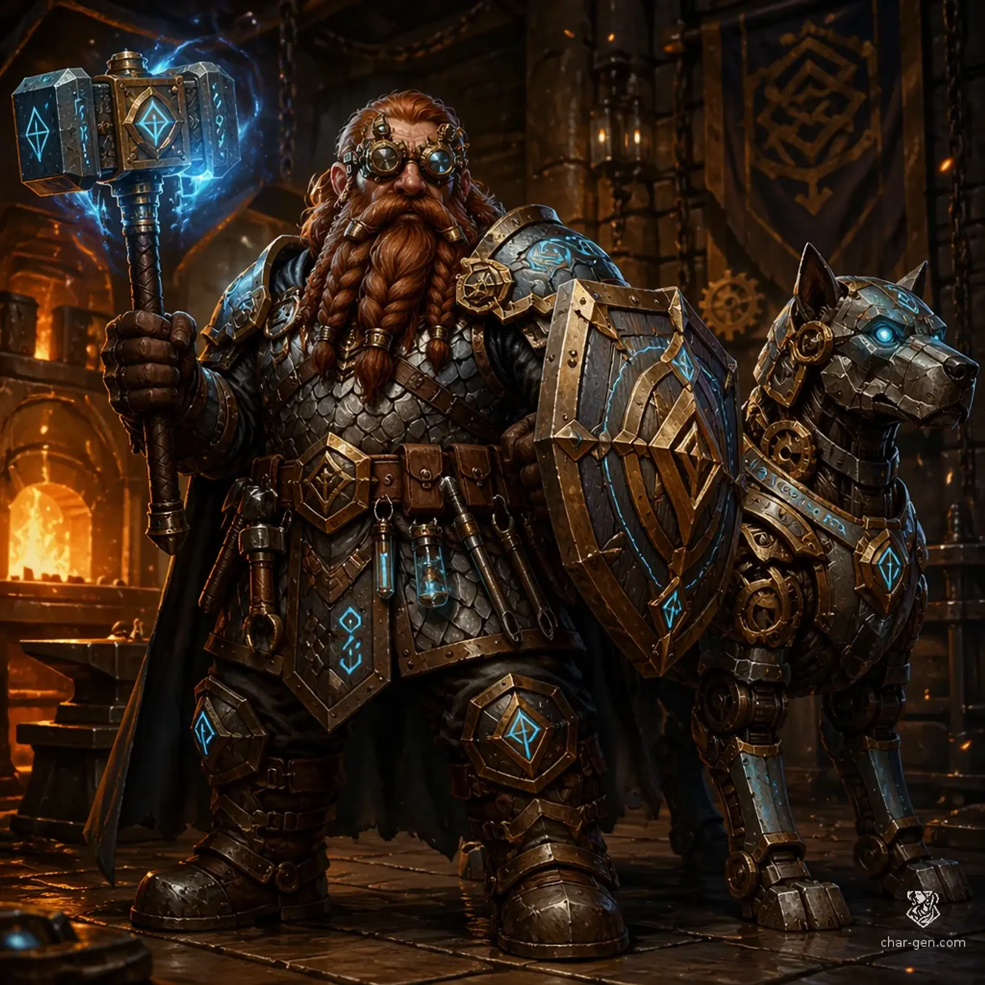 Thokk Ironside - AI-generated fantasy Character