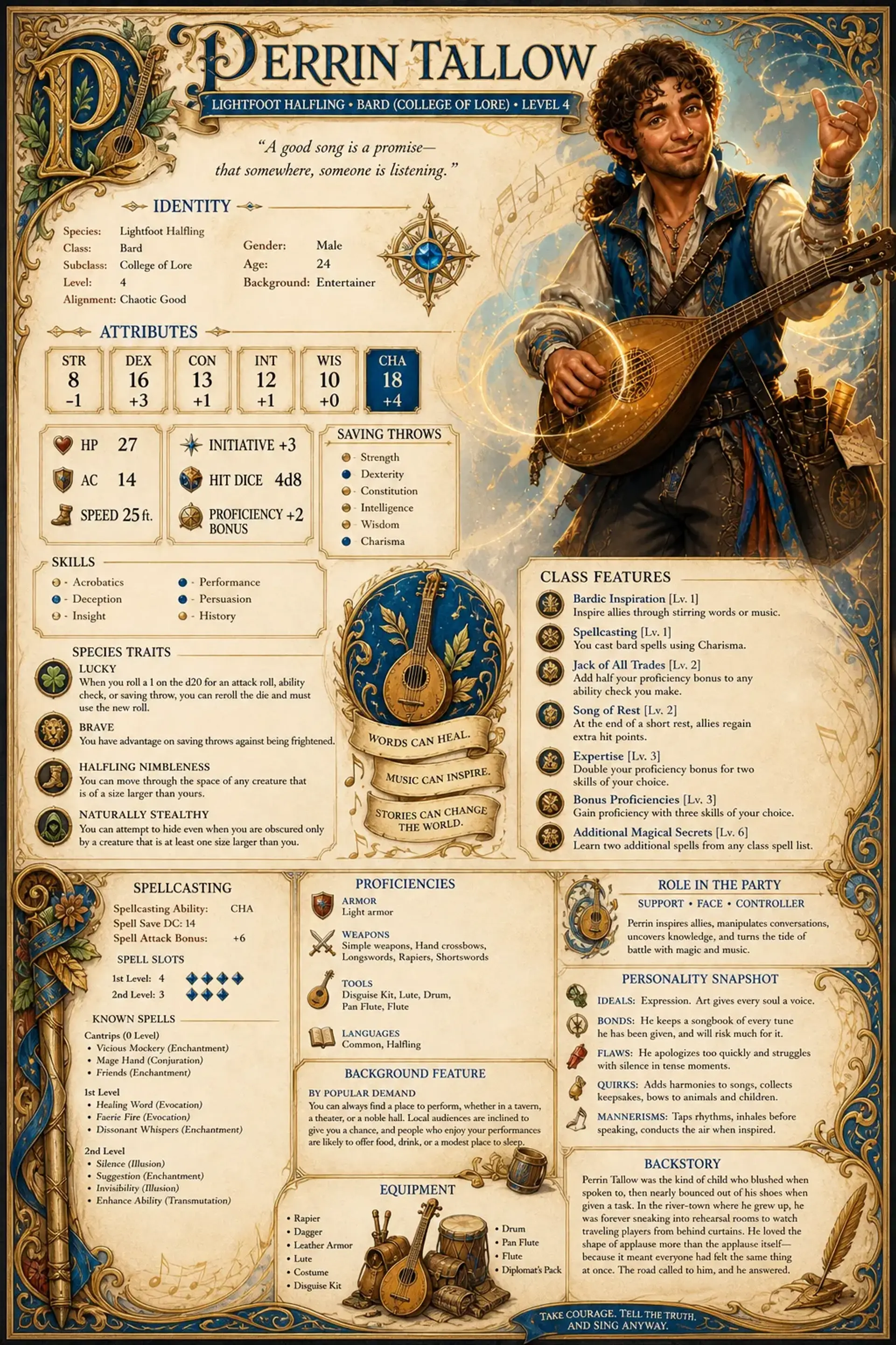 Character Sheet