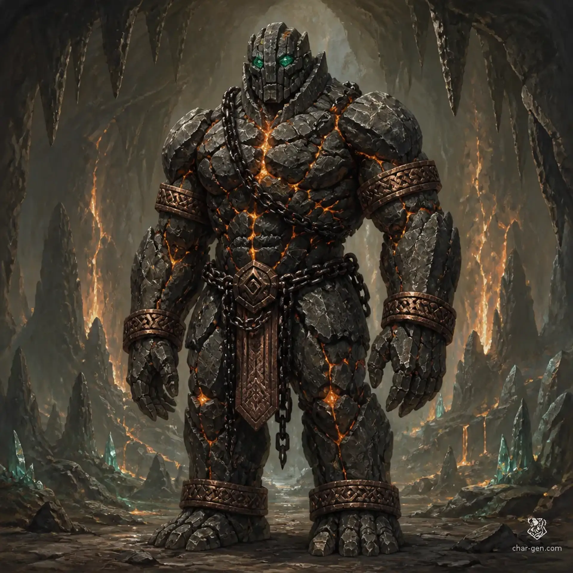 Geolith - AI-generated fantasy Species